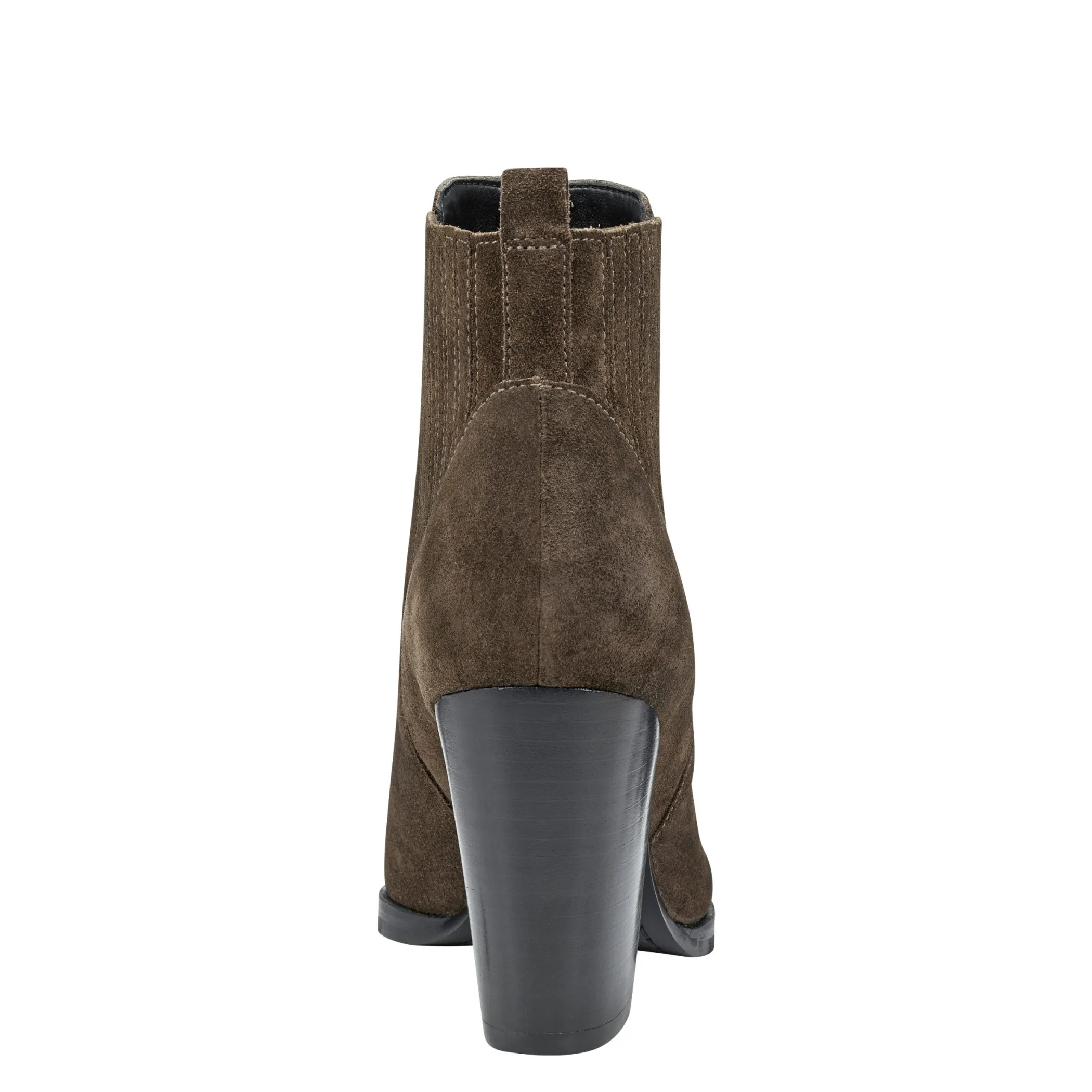Outlet Marc Fisher Alva Pointy Toe Bootie Olive Suede