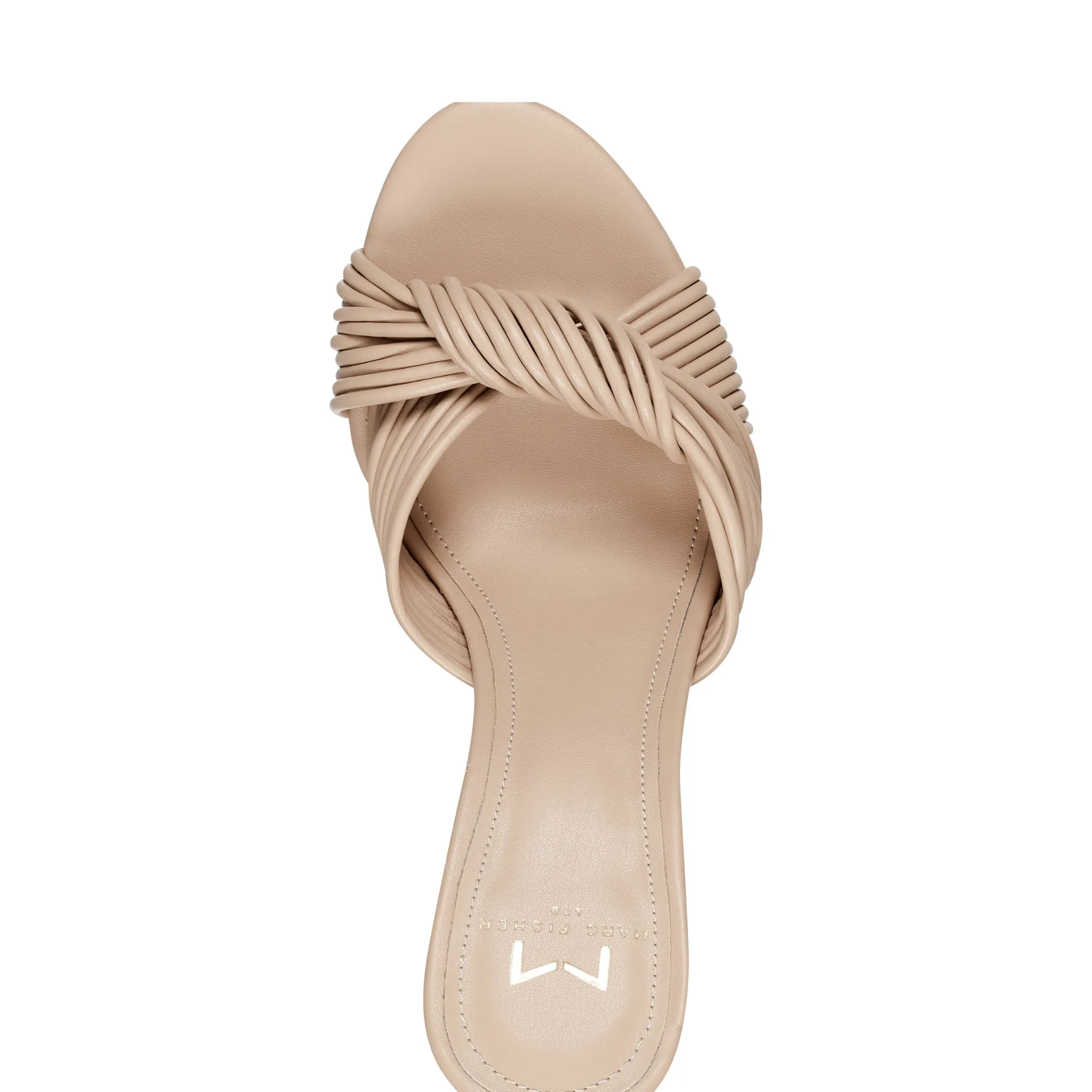 Hot Marc Fisher Brista Ankle Wrap Heeled Sandal Light Natural