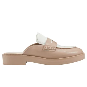Hot Marc Fisher Burlesk Loafer Mule Natural/White