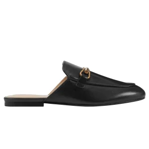 Shop Marc Fisher Butler Loafer Mule Black Leather