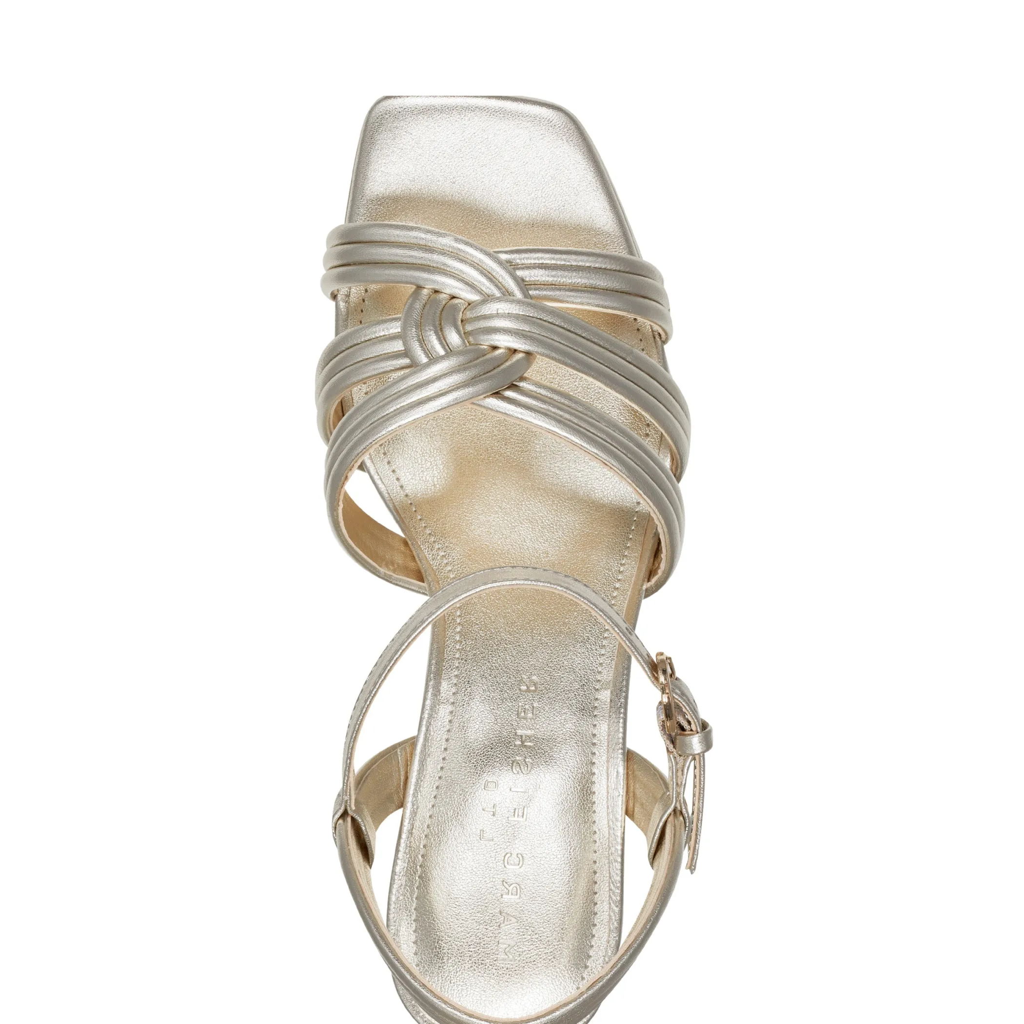 Store Marc Fisher Cairo Platform Sandal Platino