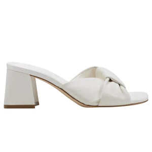 Best Marc Fisher Calia Block Heel Sandal Ivory