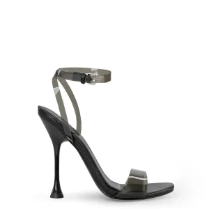 Store Marc Fisher Calisty Strappy Heeled Sandal Smoke Black