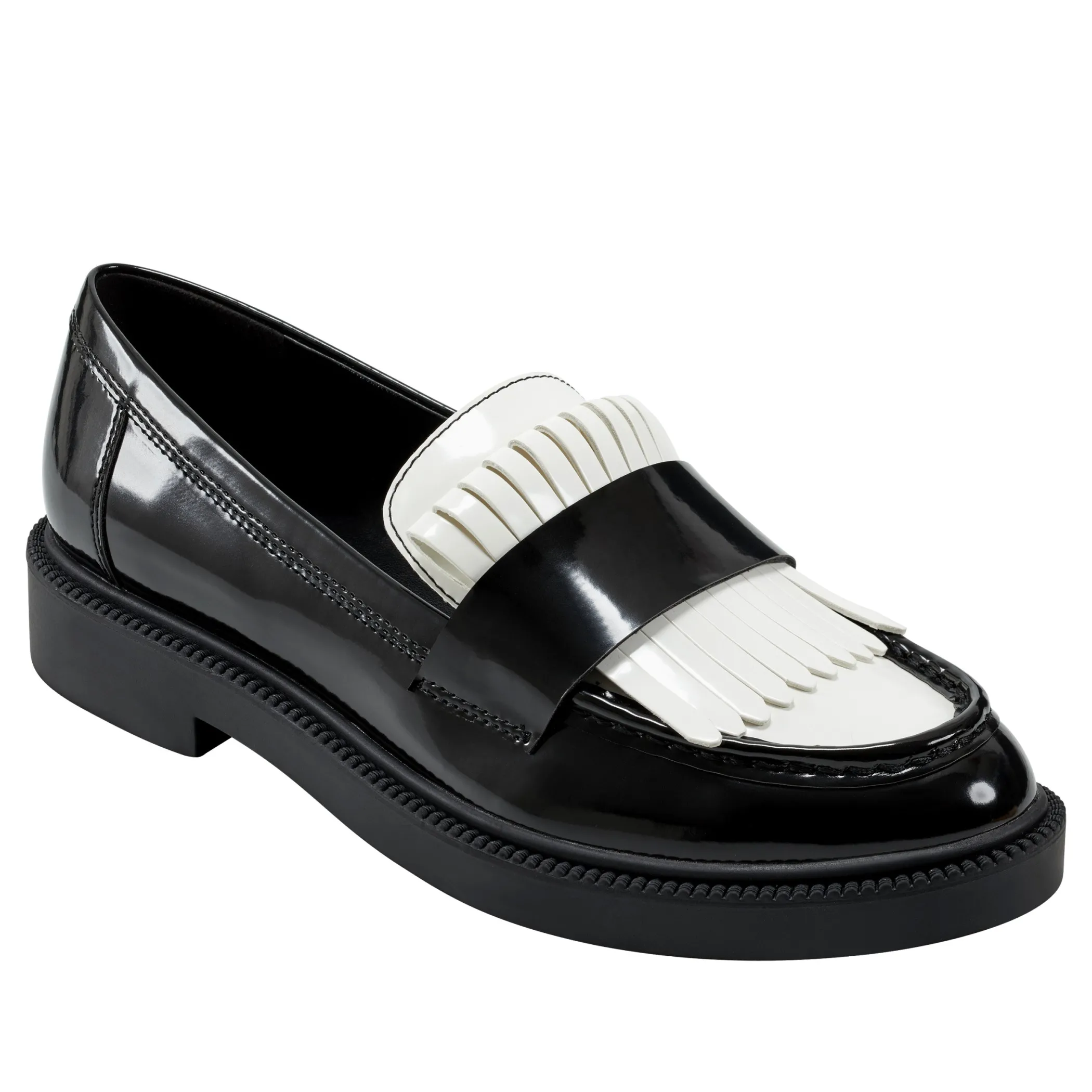 Best Marc Fisher Calixy Loafer Black/White