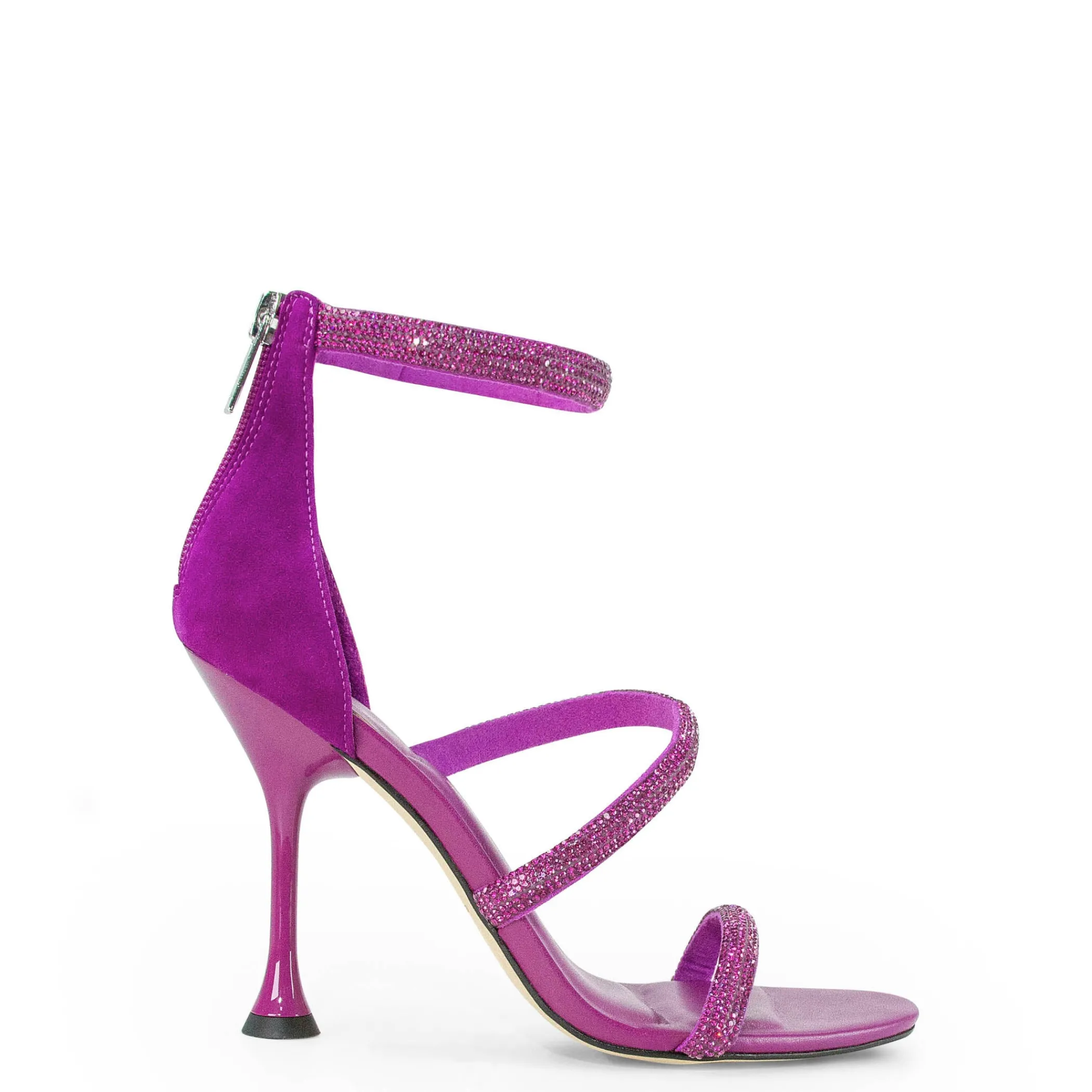 Best Marc Fisher Carita Ankle Strap Heeled Sandal Purple