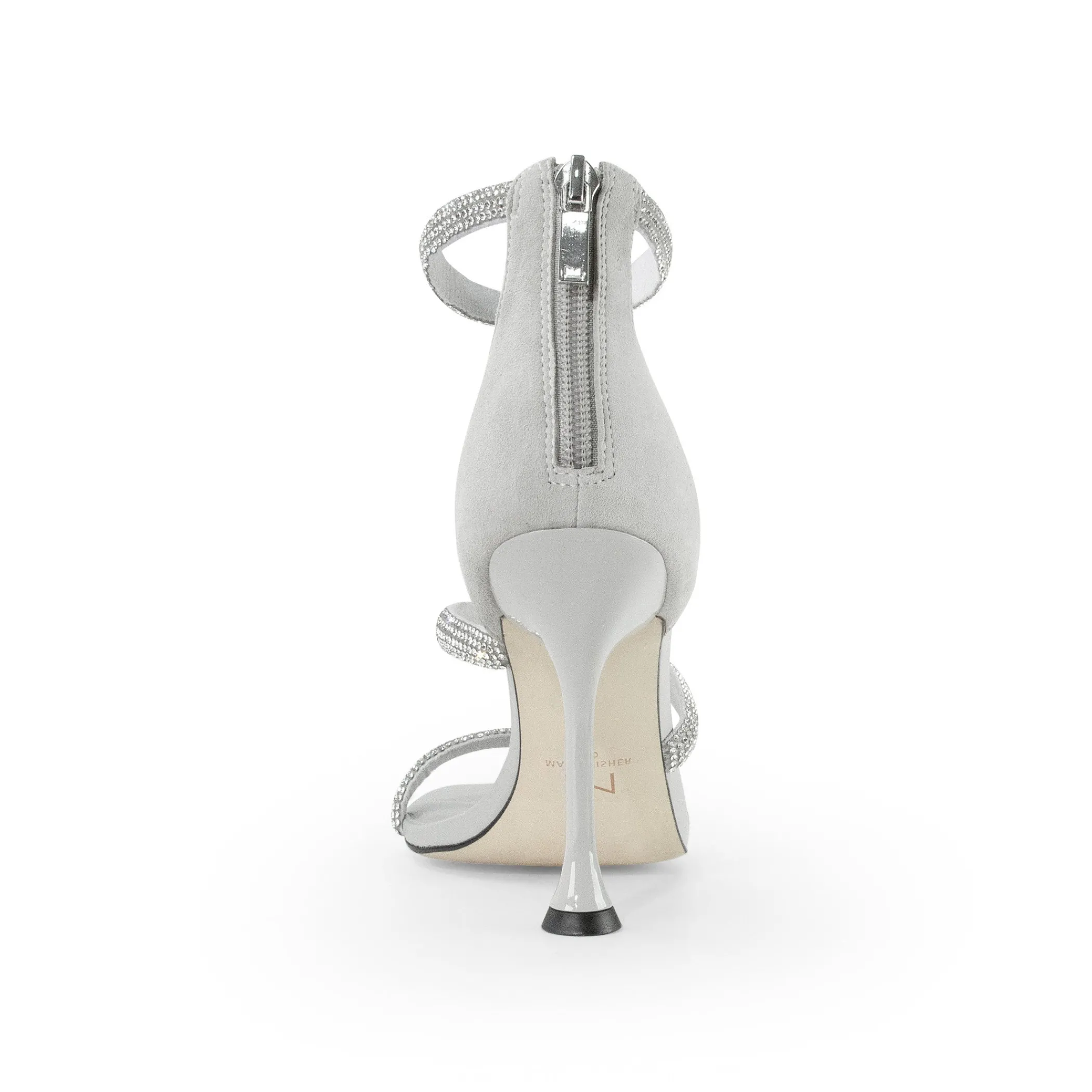 Hot Marc Fisher Carita Ankle Strap Heeled Sandal Light Grey