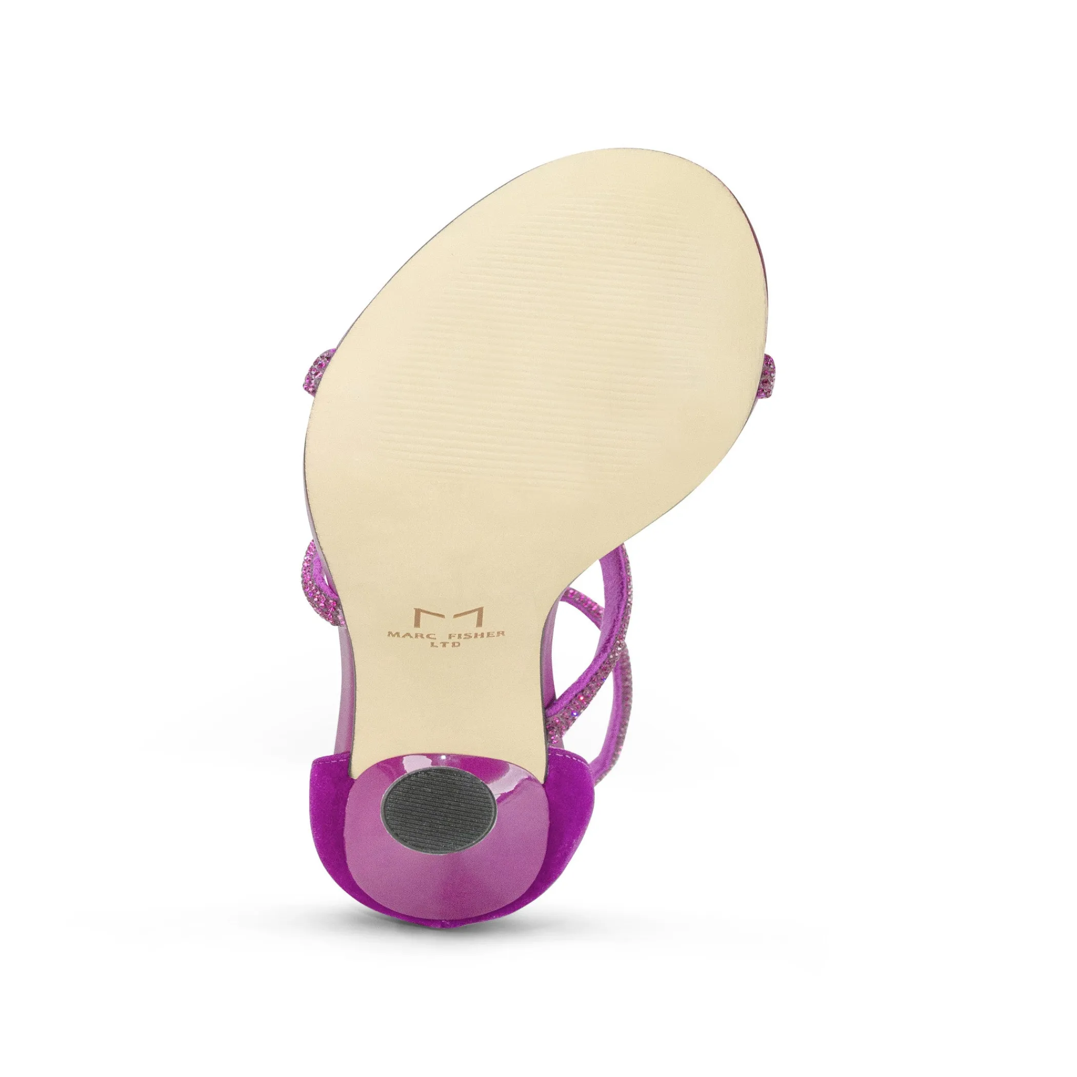 Best Marc Fisher Carita Ankle Strap Heeled Sandal Purple