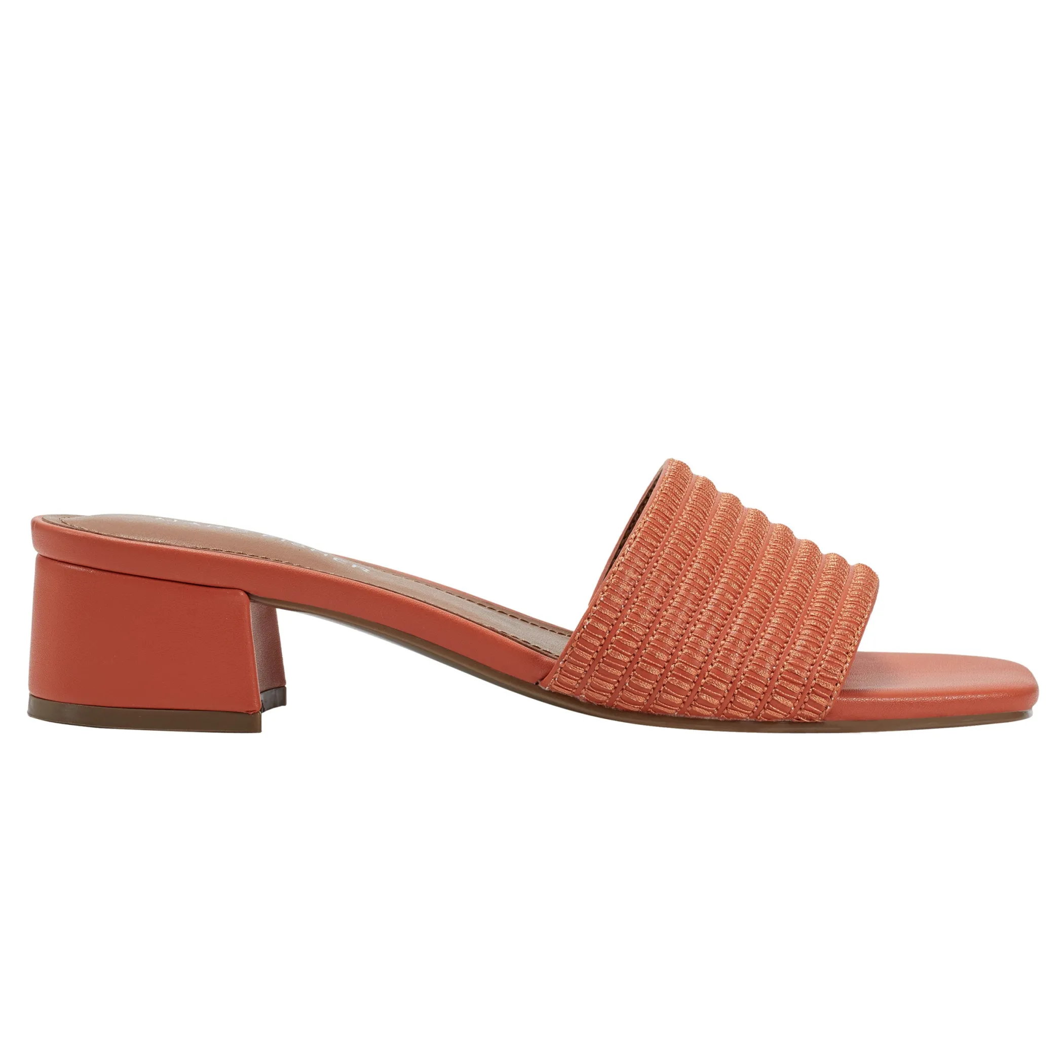 Store Marc Fisher Casala Block Heel Sandal Orange