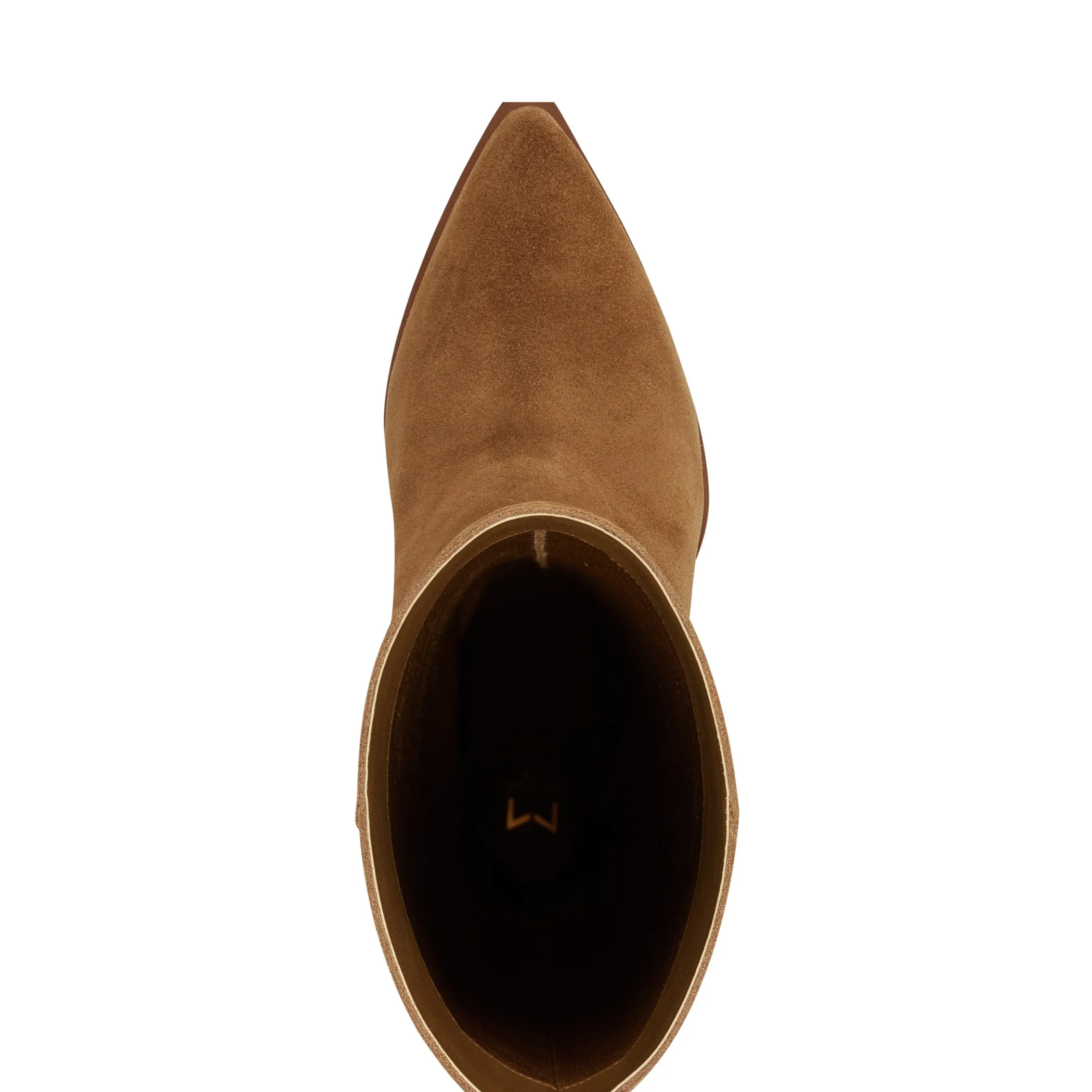 Hot Marc Fisher Challi Pointy Toe Boot Dark Brown Suede