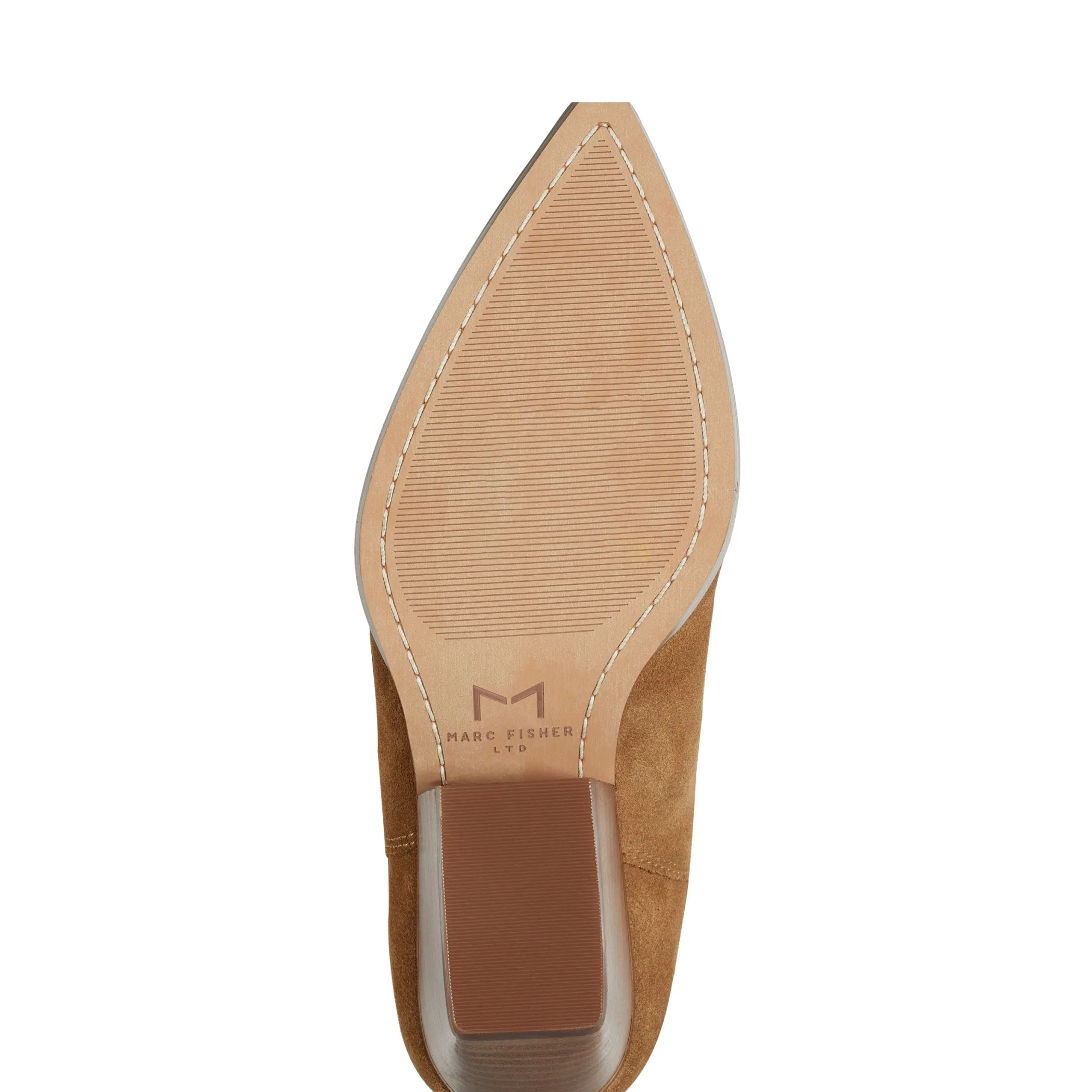 Hot Marc Fisher Challi Pointy Toe Boot Dark Brown Suede