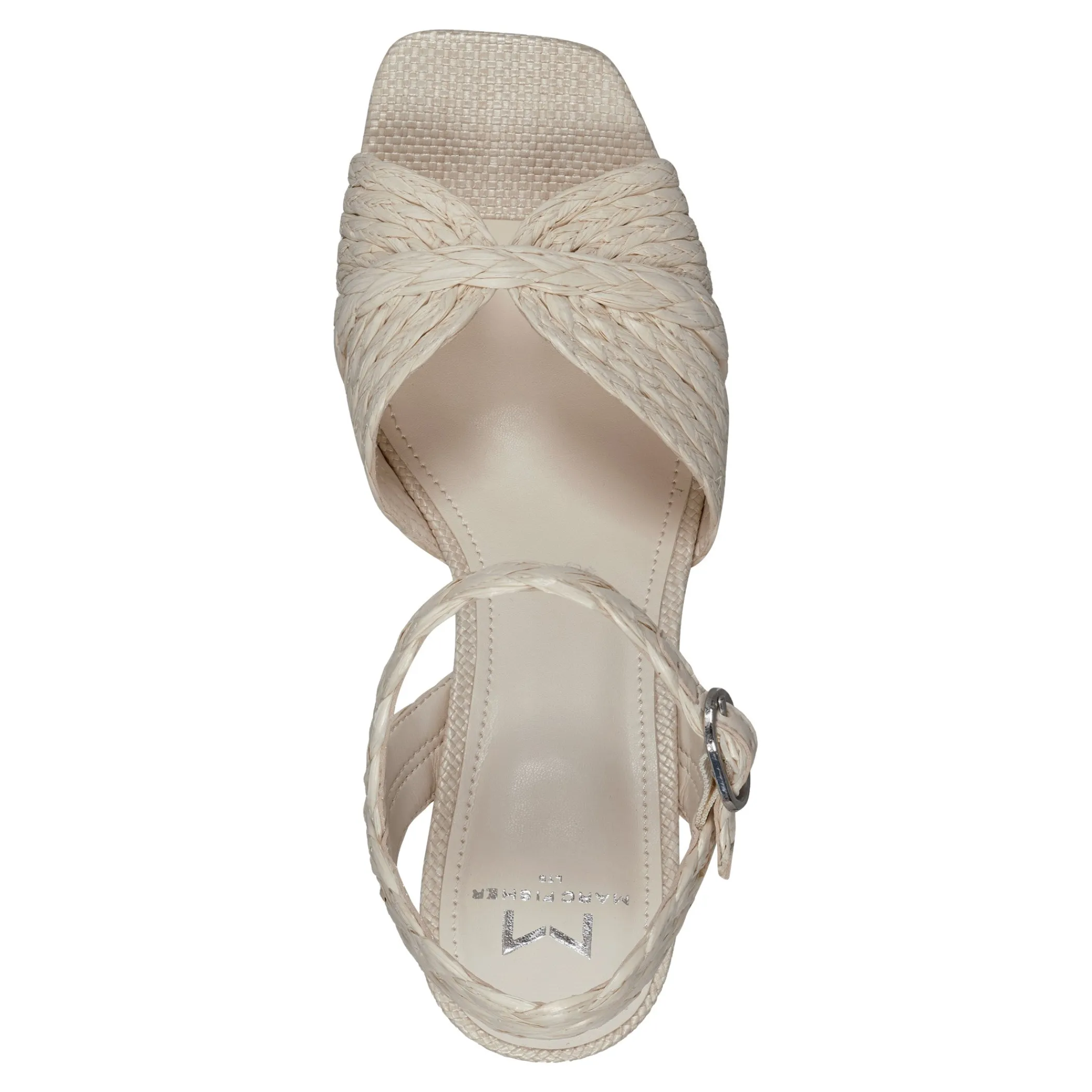 Best Sale Marc Fisher Chela Slingback Platform Sandal Natural