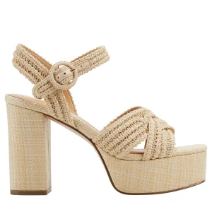 Cheap Marc Fisher Chesse Platform Sandal Natural