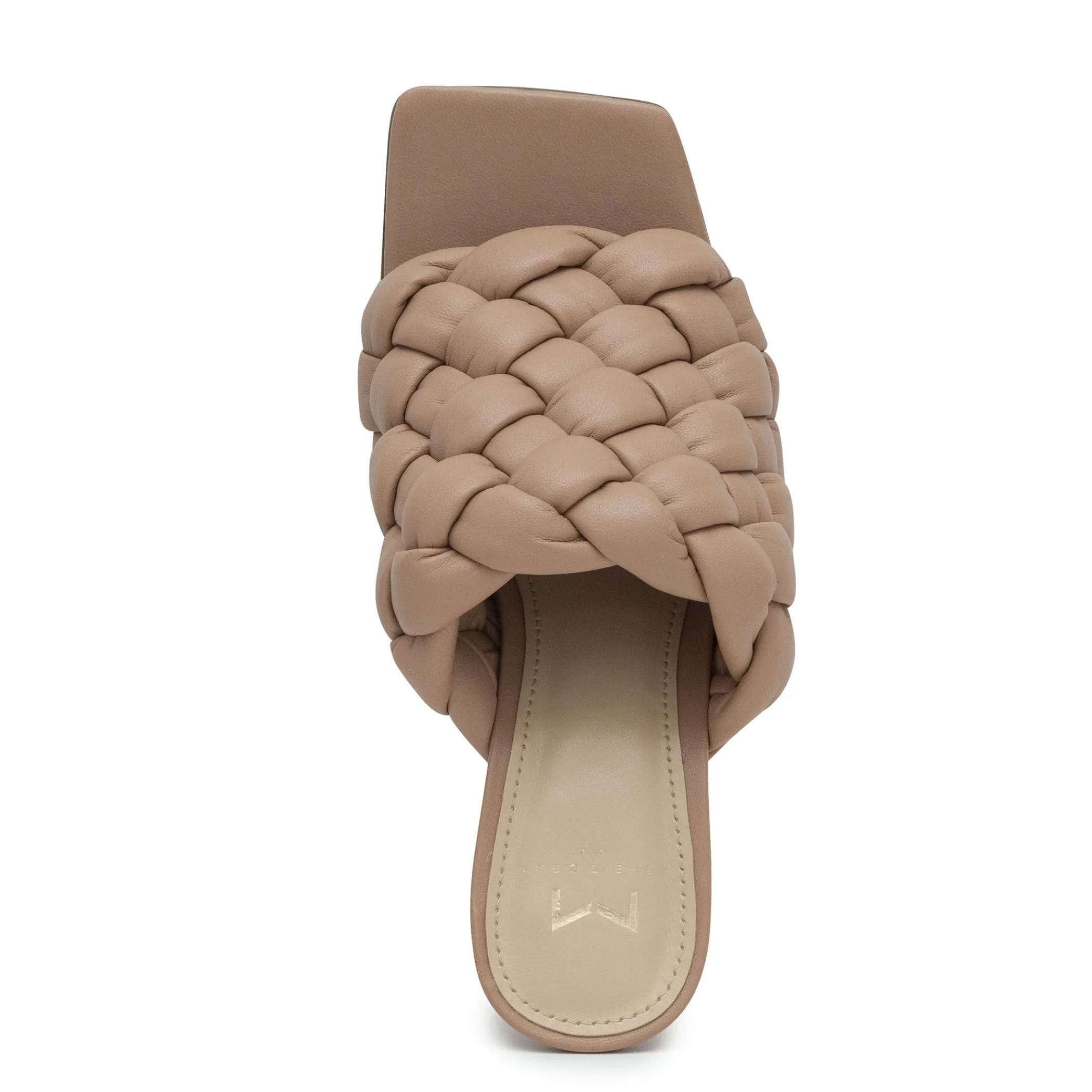 Best Marc Fisher Dakina Square Toe Slide Tan Leather