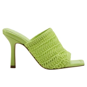 Best Sale Marc Fisher Dako Heeled Mule Light Green