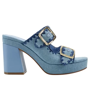 Hot Marc Fisher Dalen Platform Sandal Medium Blue
