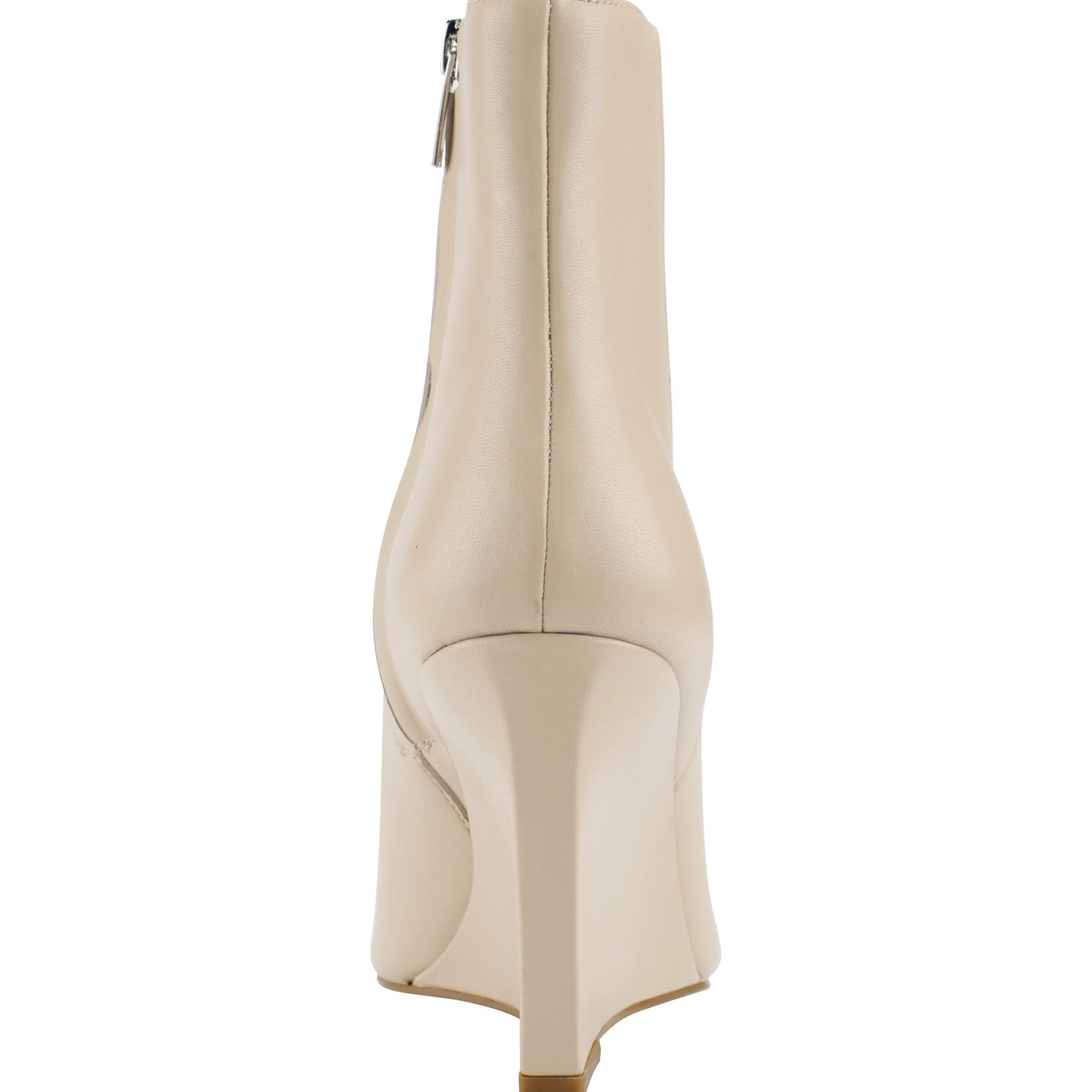 Best Marc Fisher Dayna Wedge Bootie Taupe Leather