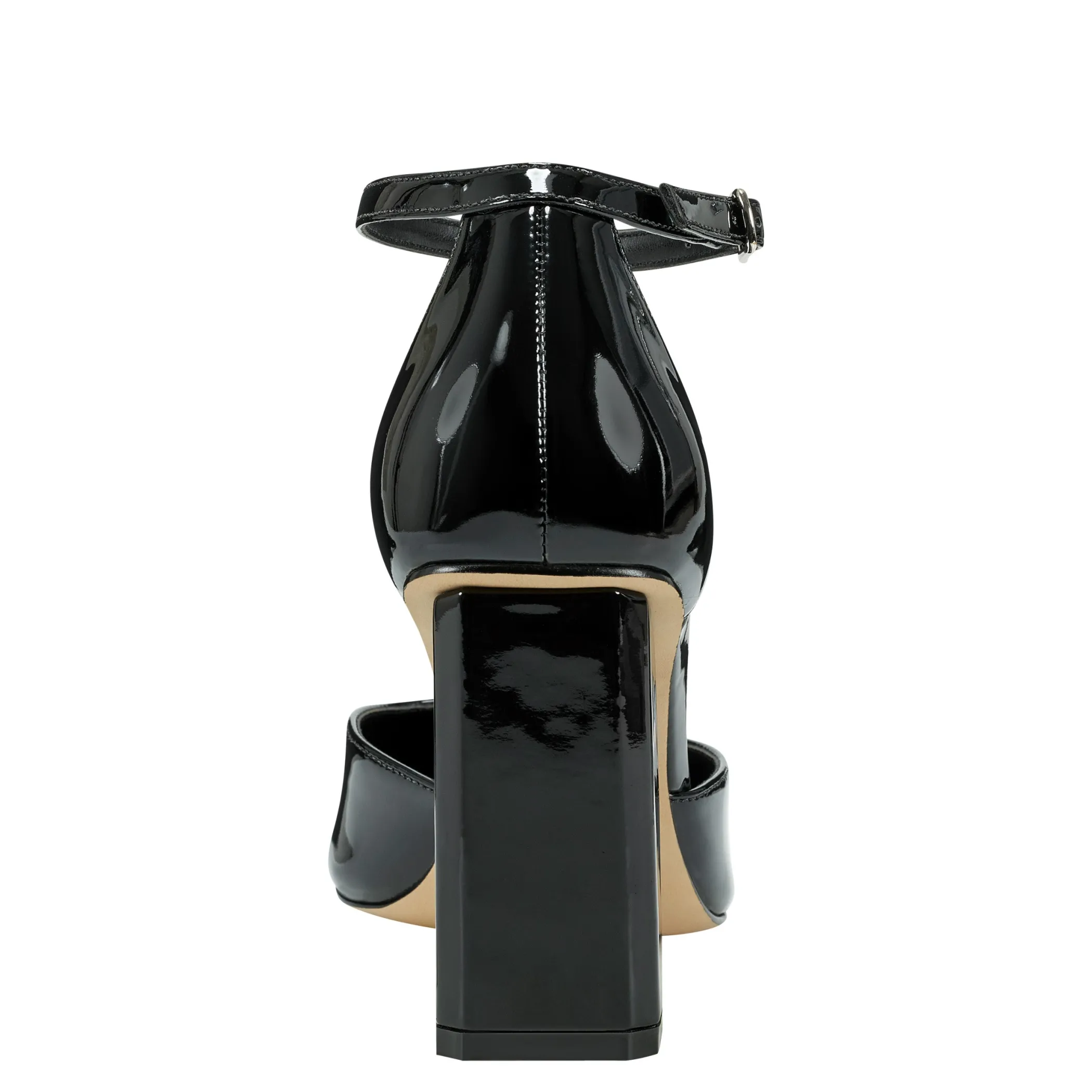 Hot Marc Fisher Demeter Ankle Strap Pump Black Patent