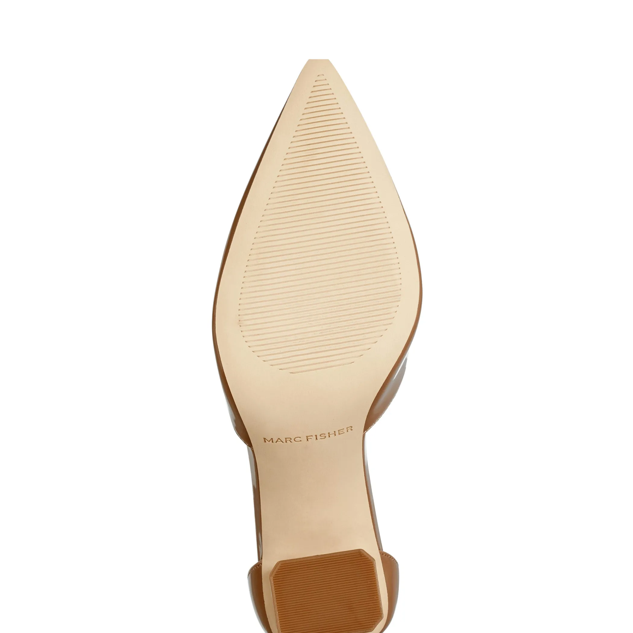 Cheap Marc Fisher Demeter Ankle Strap Pump Natural Metallic
