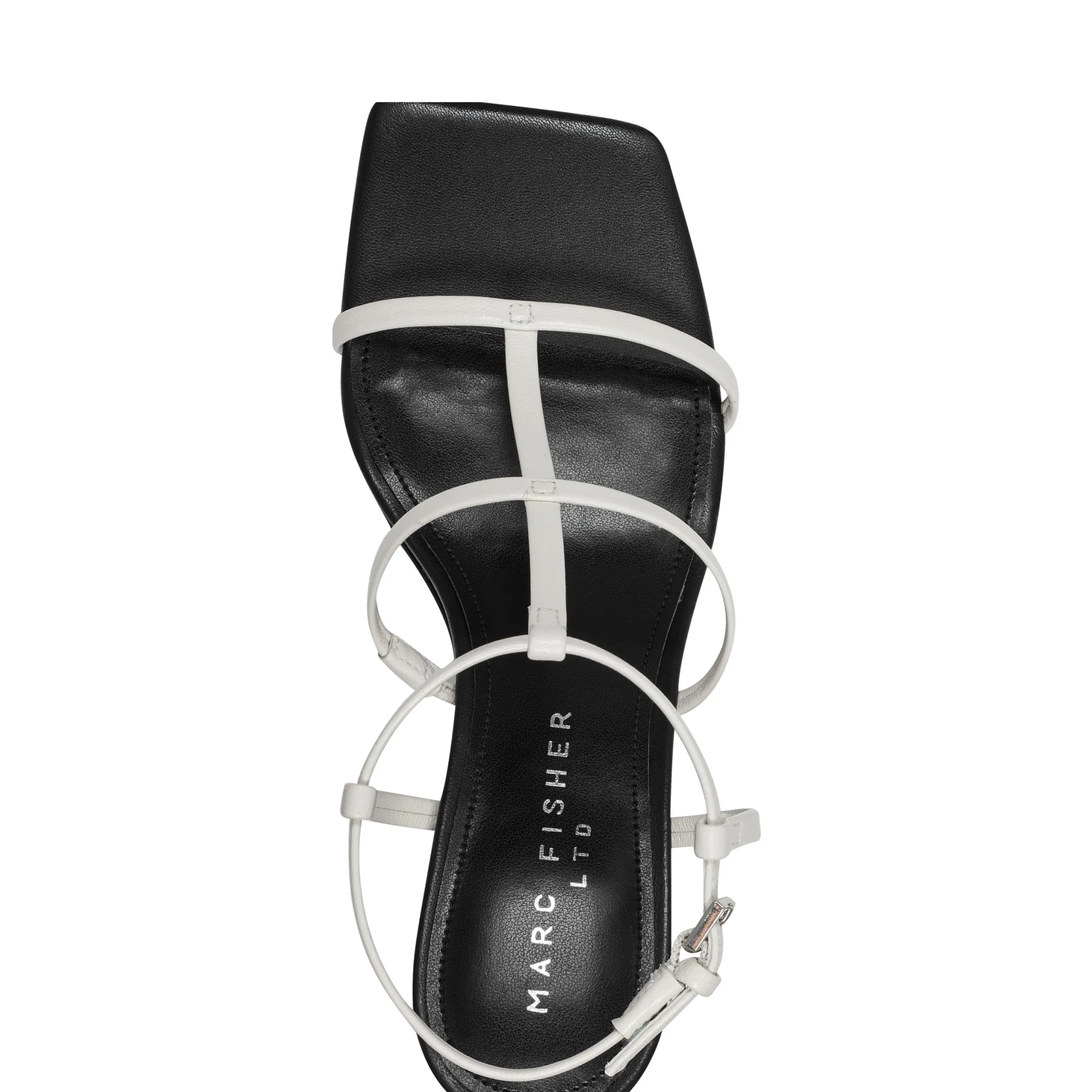 Online Marc Fisher Dennie Strappy Dress Sandal Chic Cream Leather