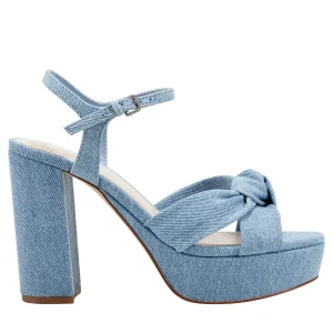 Outlet Marc Fisher Deren Platform Sandal Light Blue