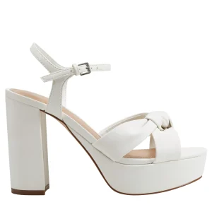 Discount Marc Fisher Deren Platform Sandal White