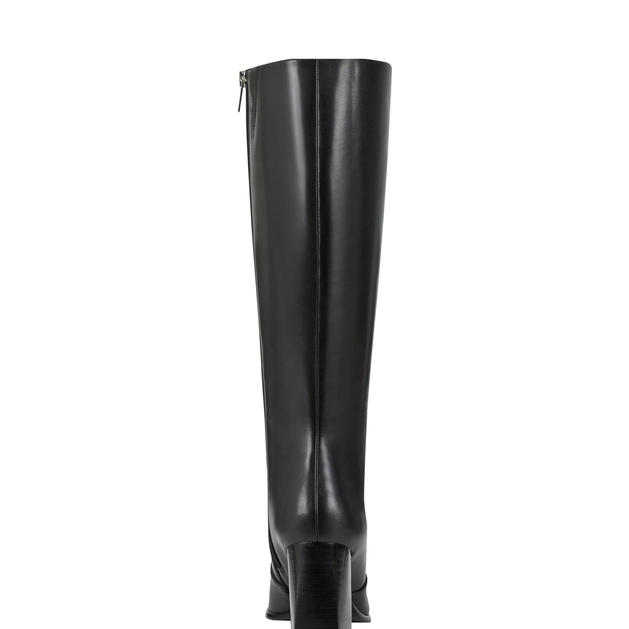 Cheap Marc Fisher Dreeam Block Heeled Boot Black Leather