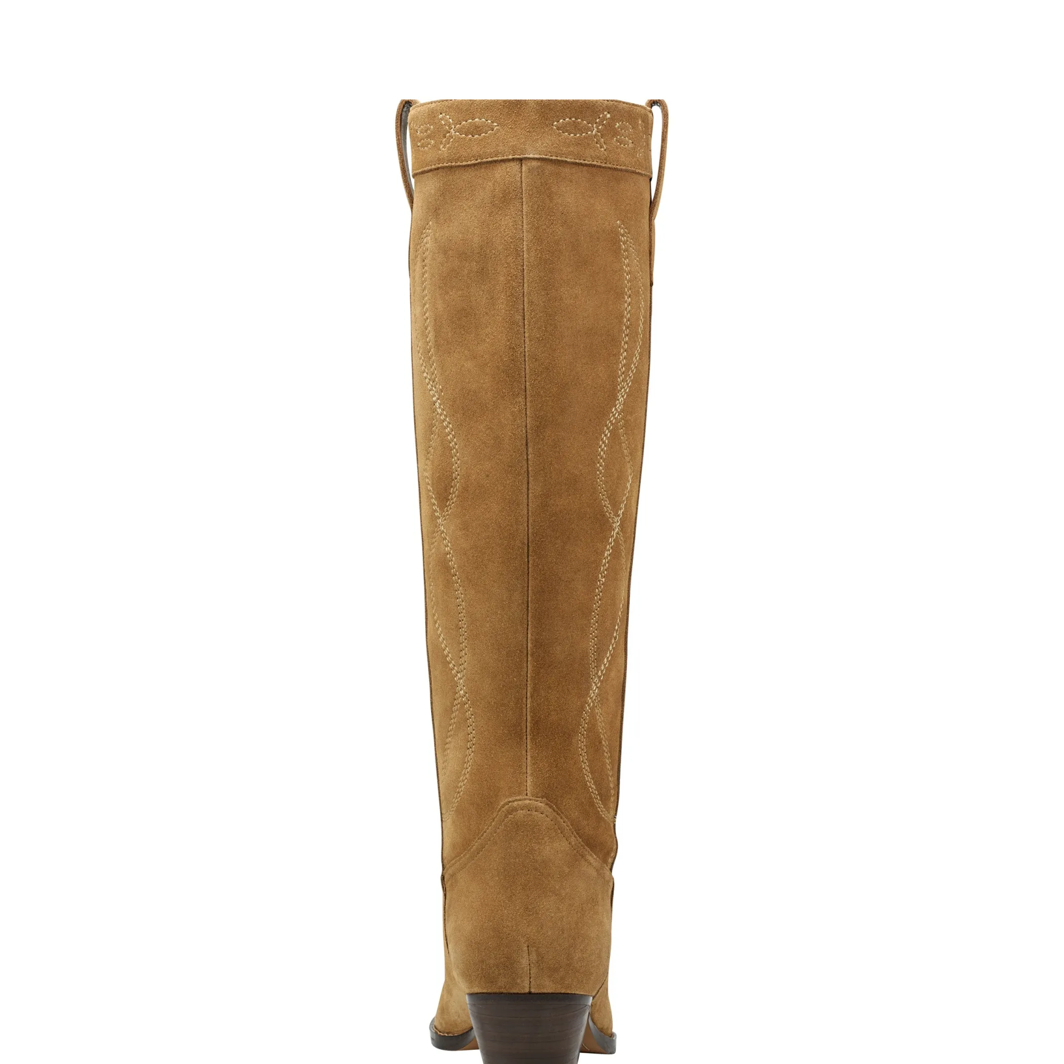 Outlet Marc Fisher Edania Western Pointy Toe Boot Medium Natural