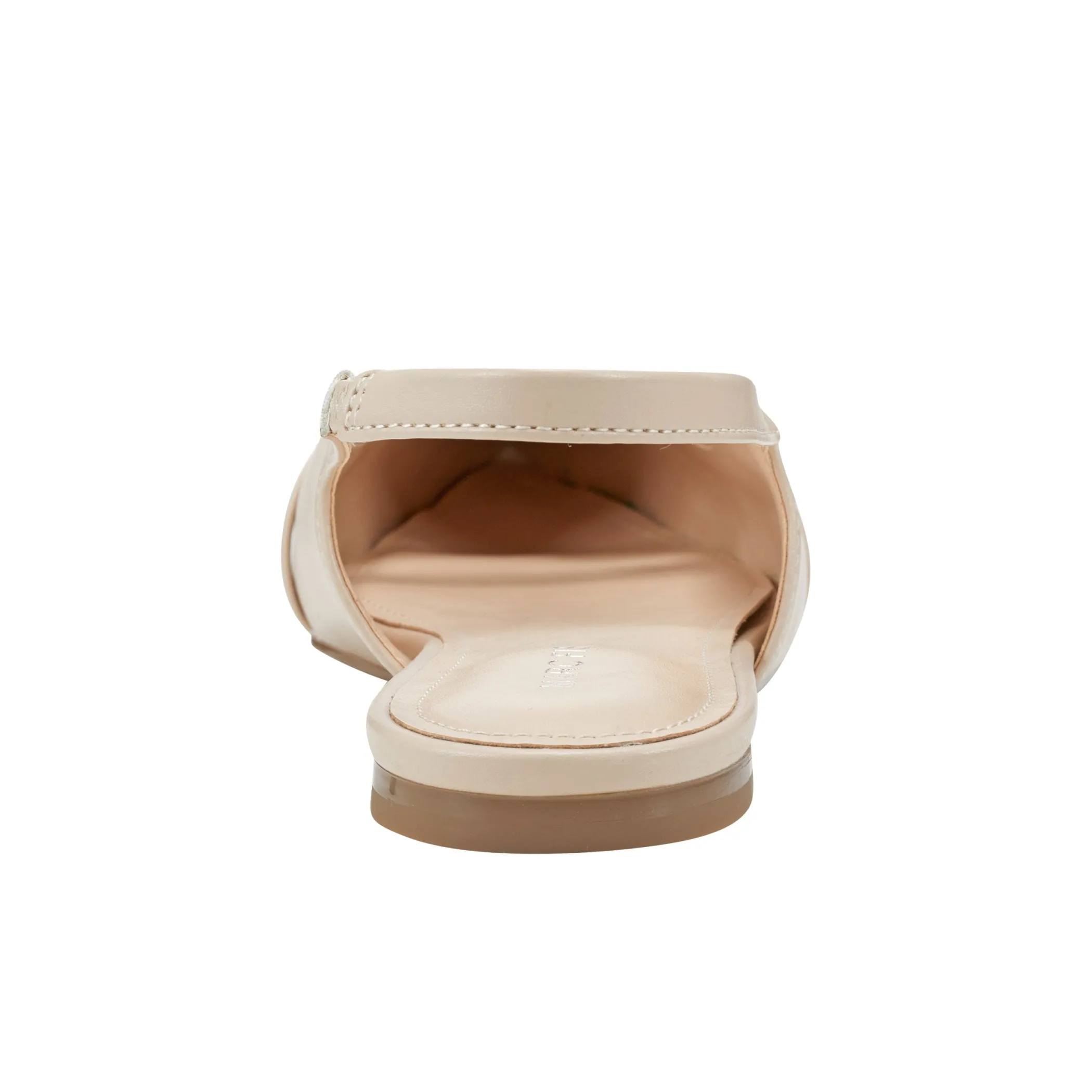 Outlet Marc Fisher Elelyn Slingback Flat Chic Cream