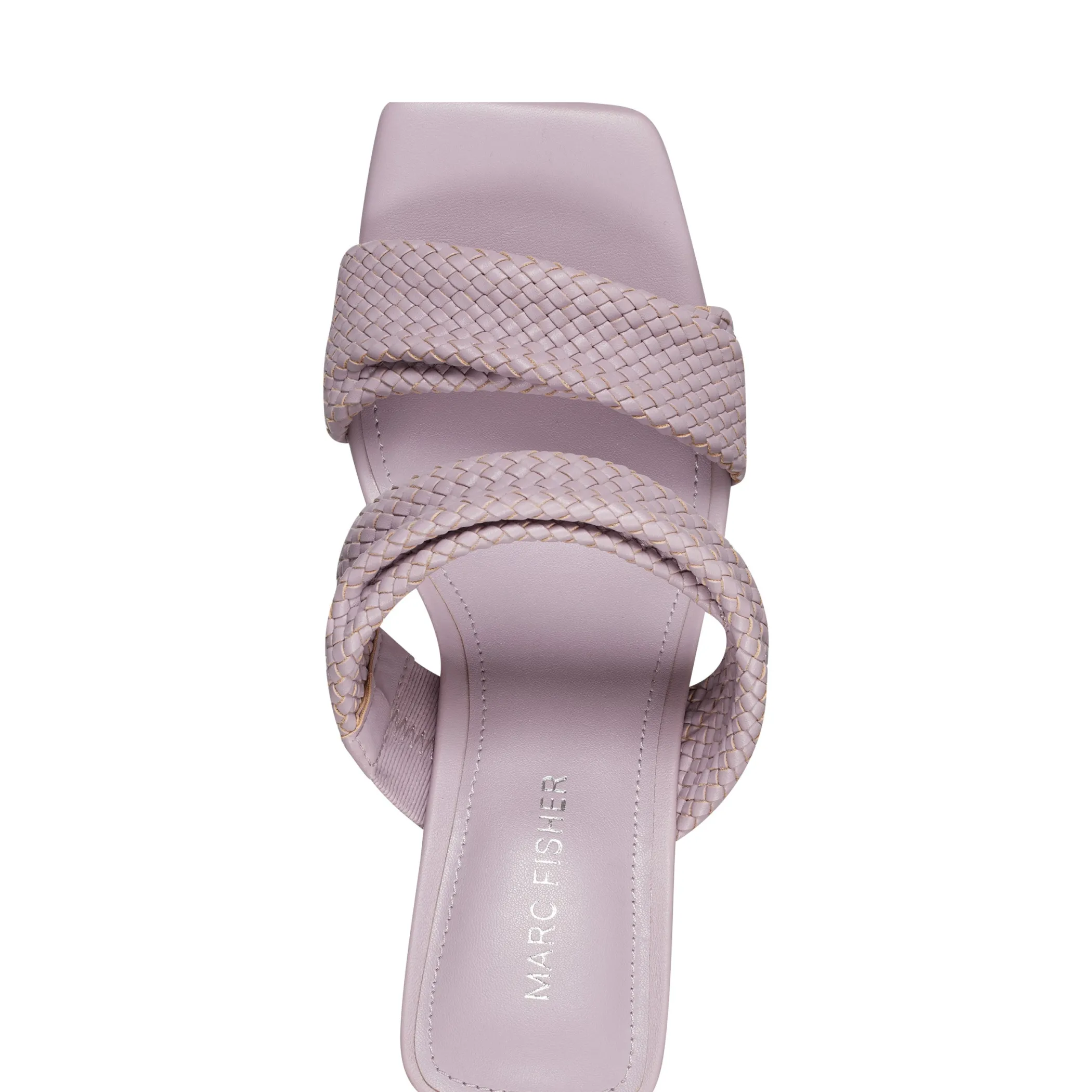 New Marc Fisher Eloria Tailored Dress Sandals Lavender Patent