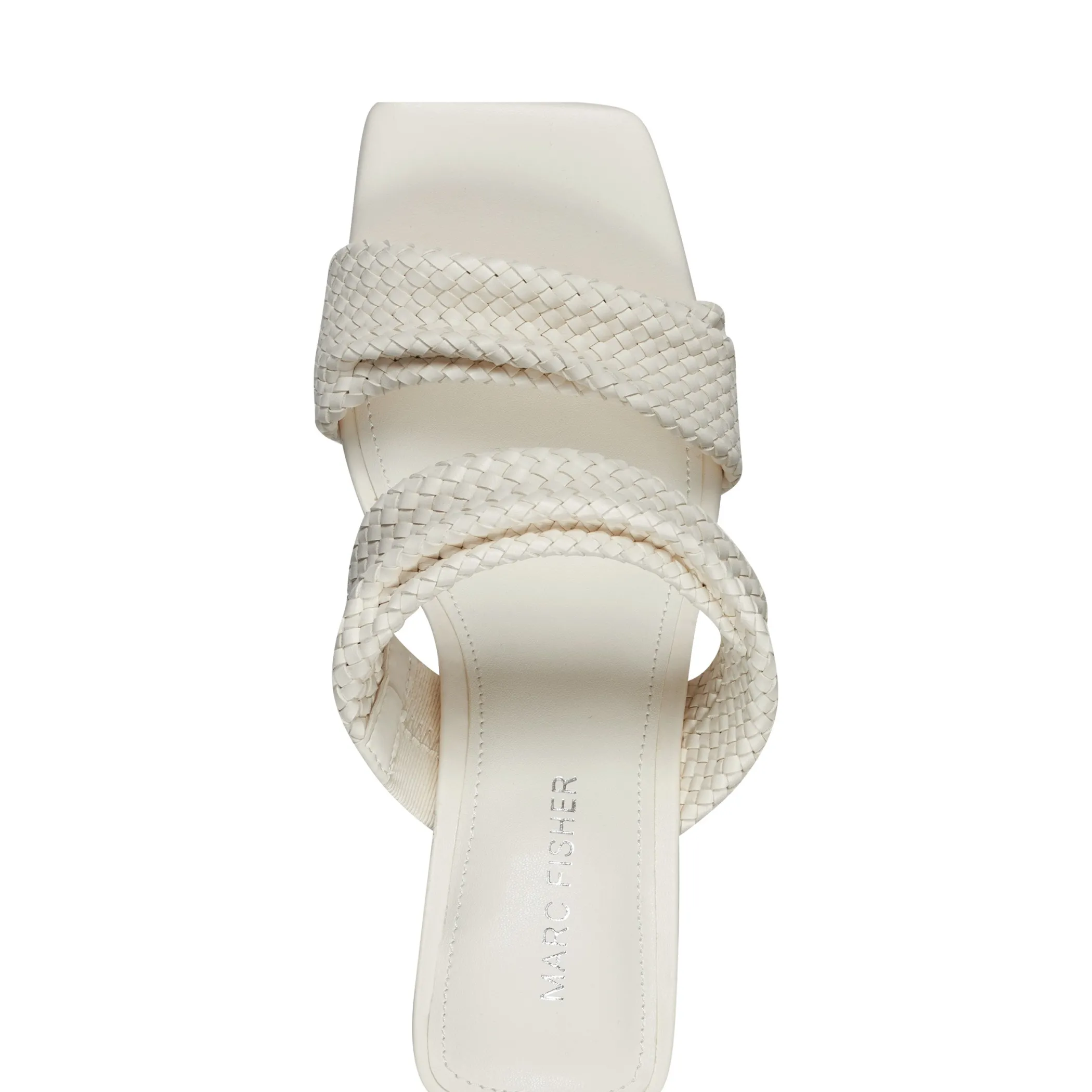 Online Marc Fisher Eloria Tailored Dress Sandals Chic Cream