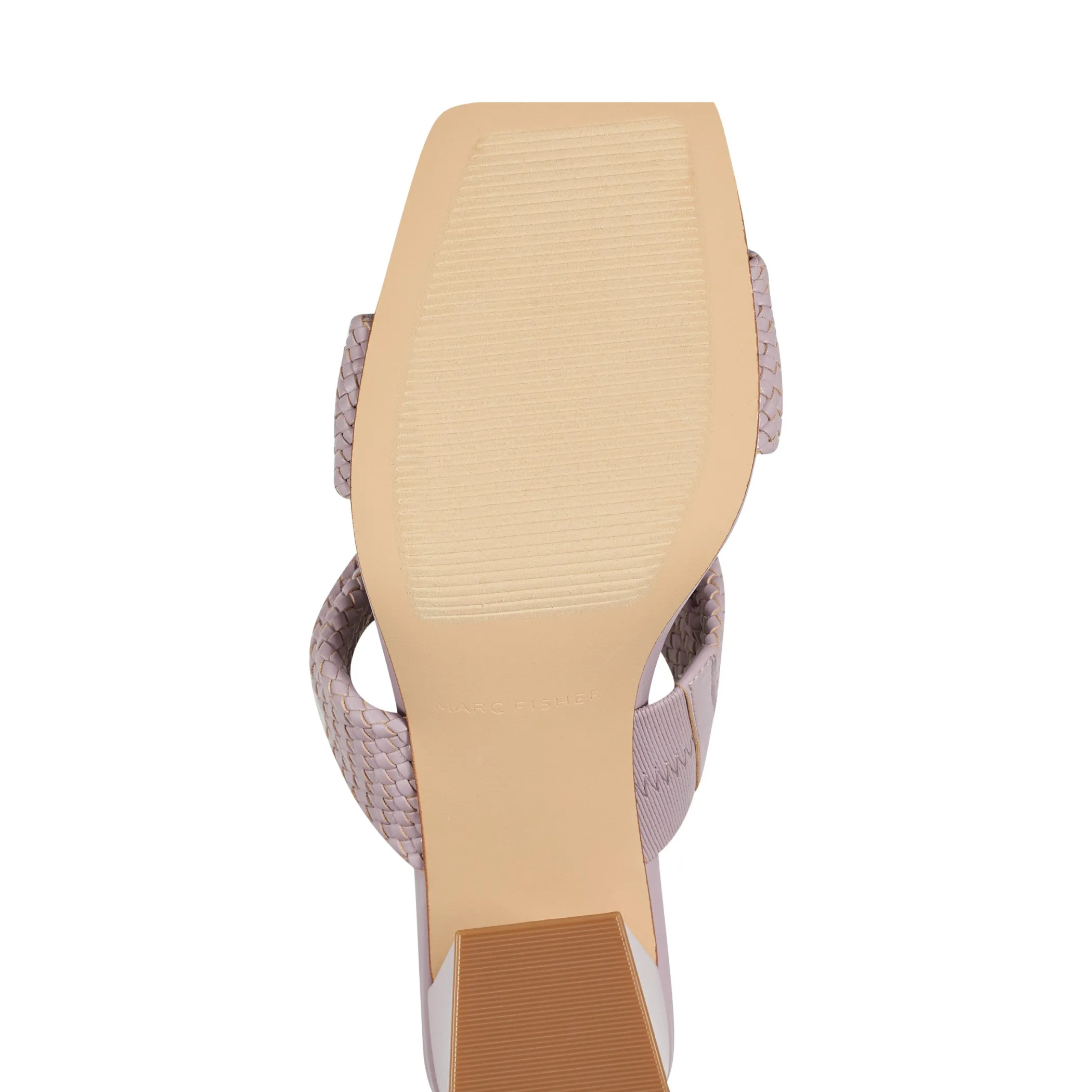 New Marc Fisher Eloria Tailored Dress Sandals Lavender Patent