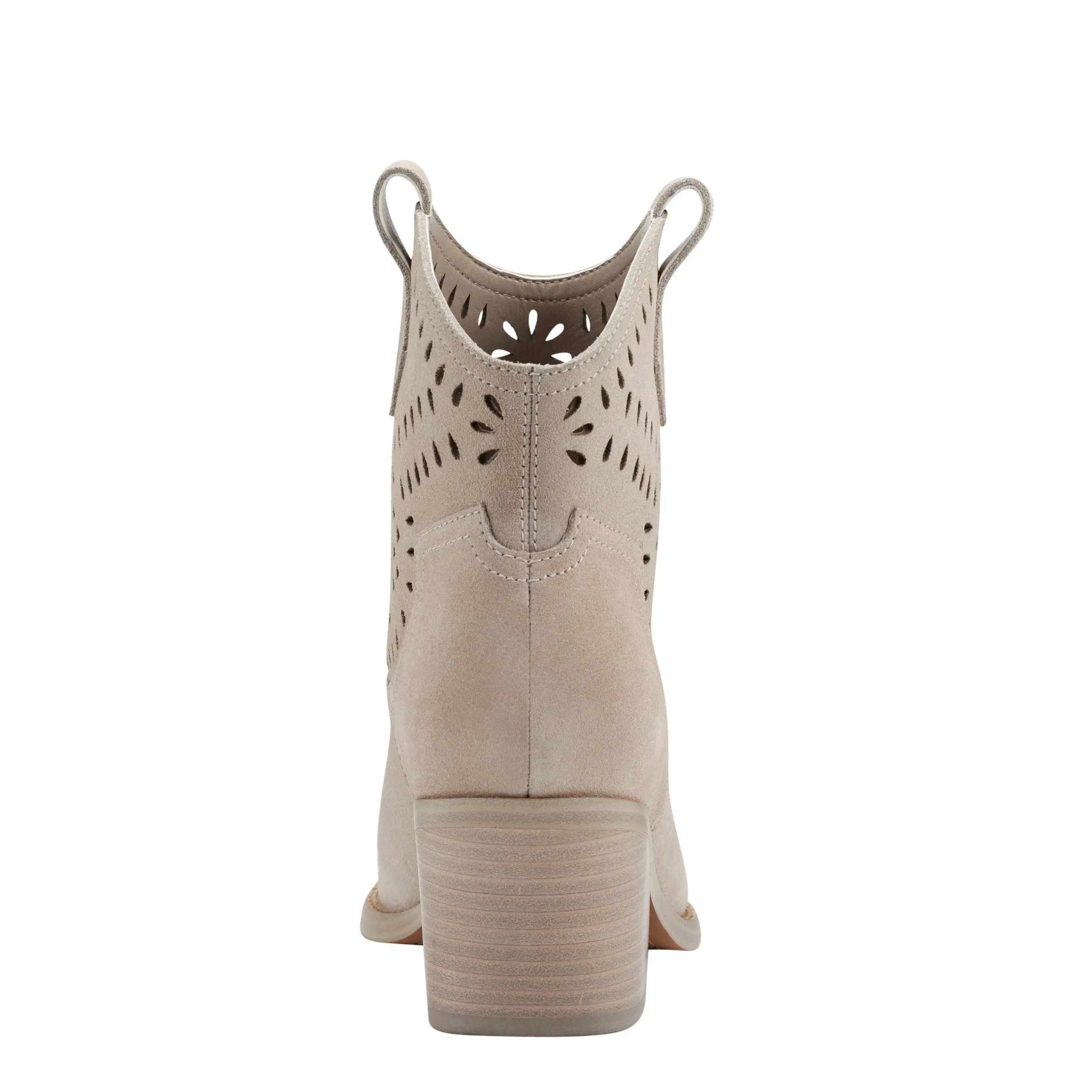 Discount Marc Fisher Elyma Perferated Western Bootie Taupe