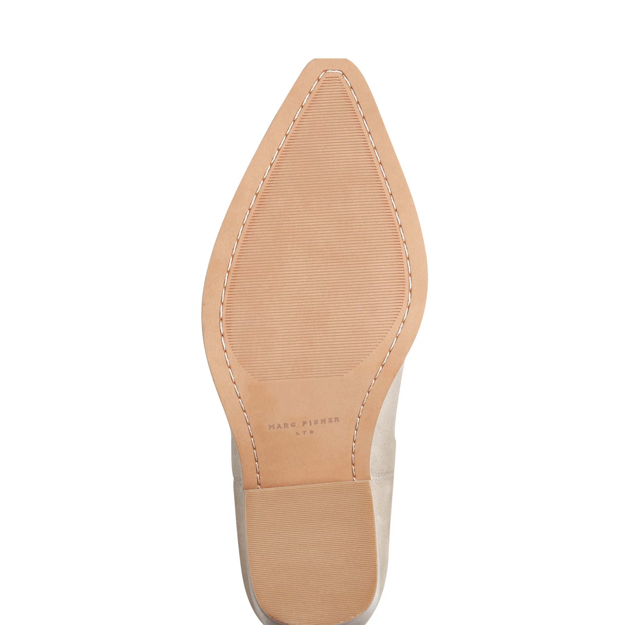 Discount Marc Fisher Elyma Perferated Western Bootie Taupe