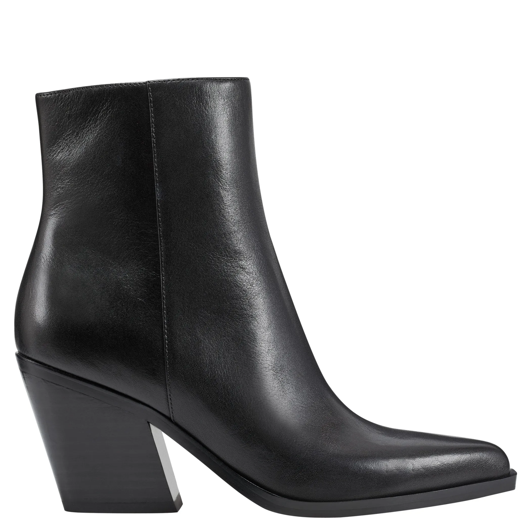 Hot Marc Fisher Fabina Ankle Bootie Black Leather