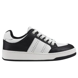 Outlet Marc Fisher Flynnt Laceup Sneaker White/Black