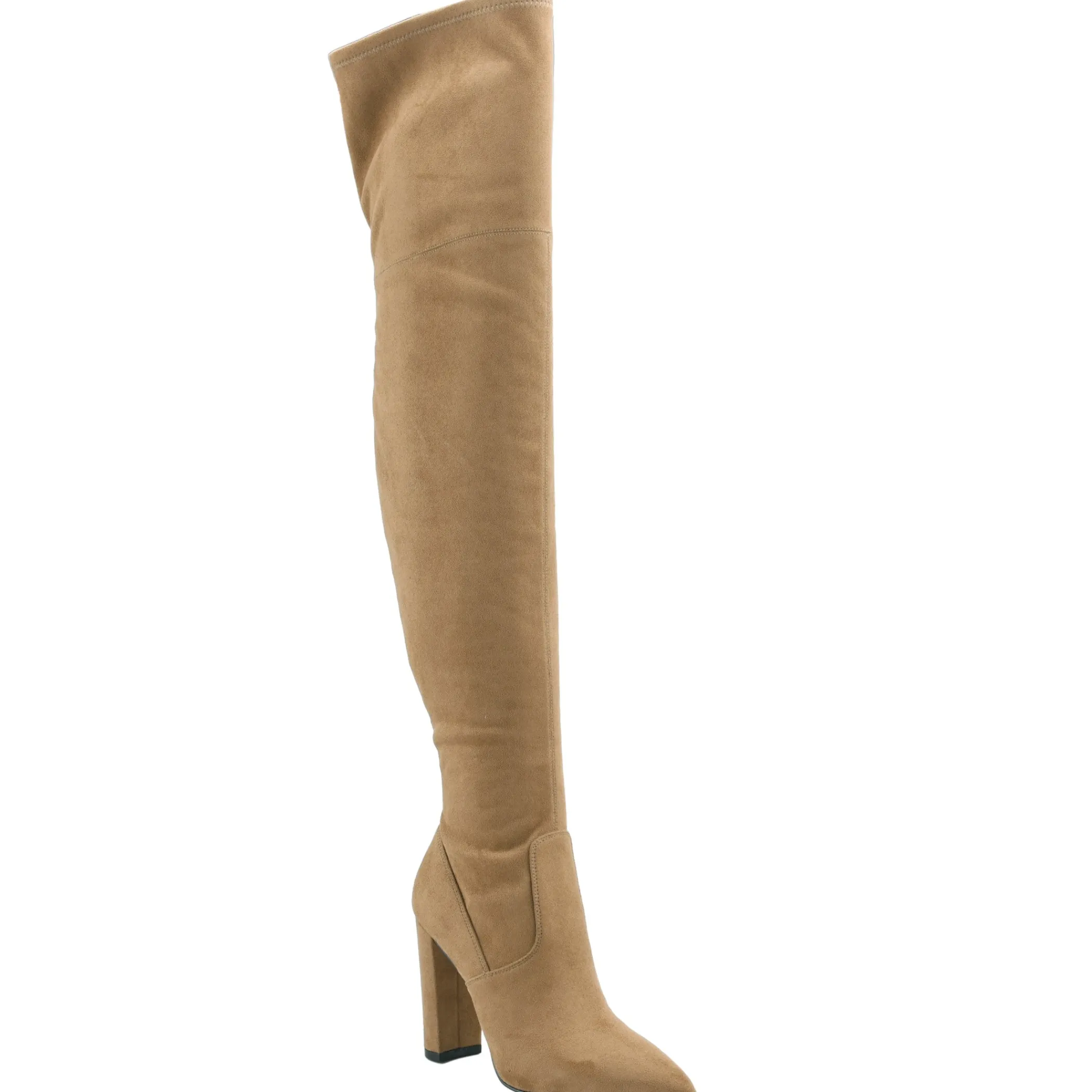 Cheap Marc Fisher Garalyn Over the Knee Boot Medium Natural Suede