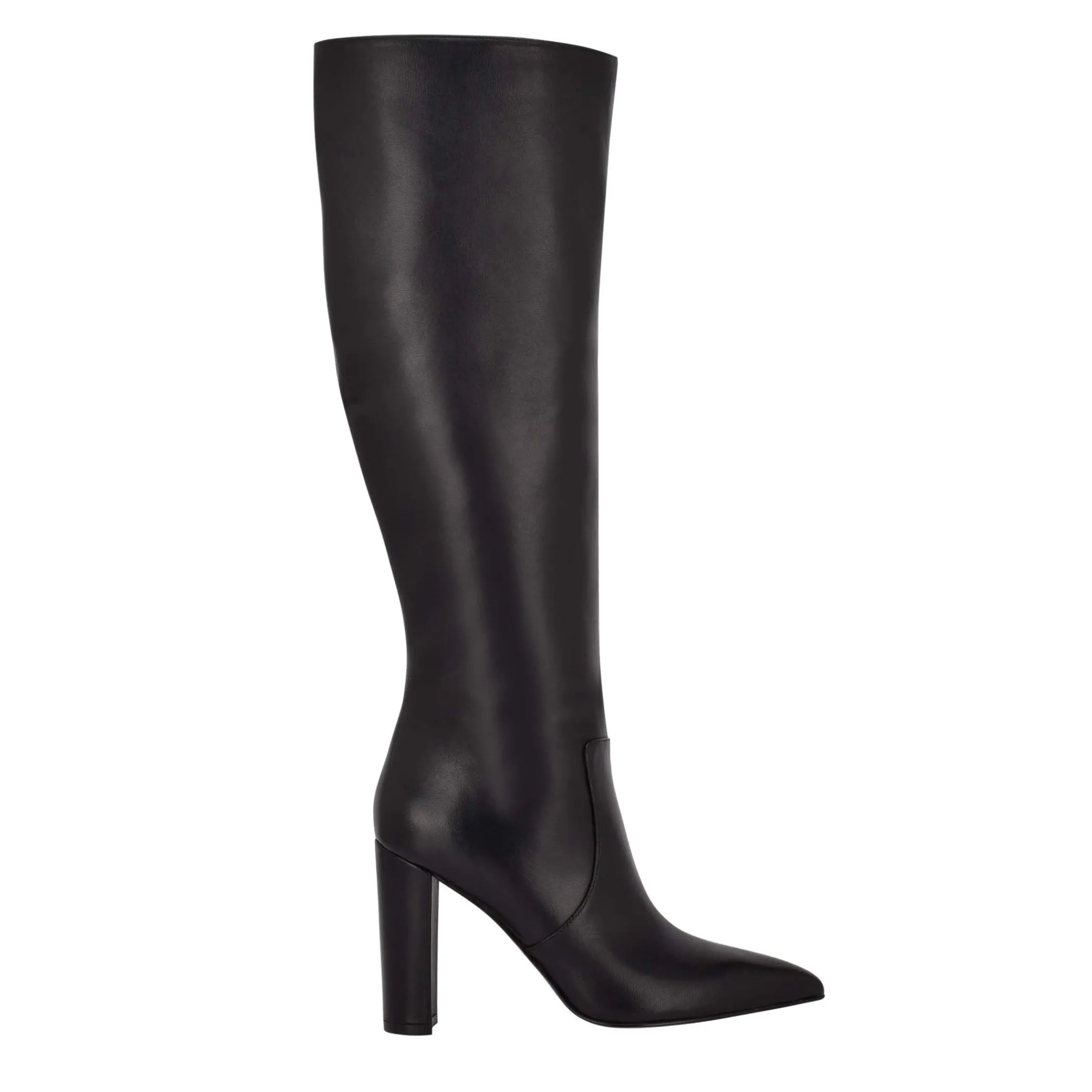 Cheap Marc Fisher Giancarlo Heeled Boot Black Leather