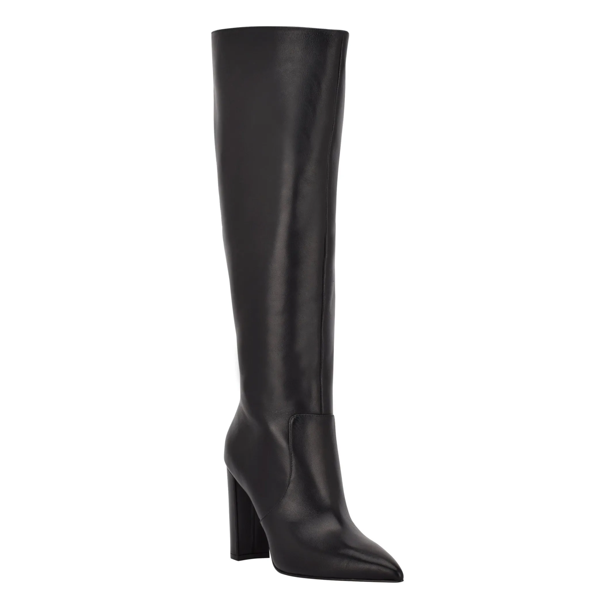Cheap Marc Fisher Giancarlo Heeled Boot Black Leather