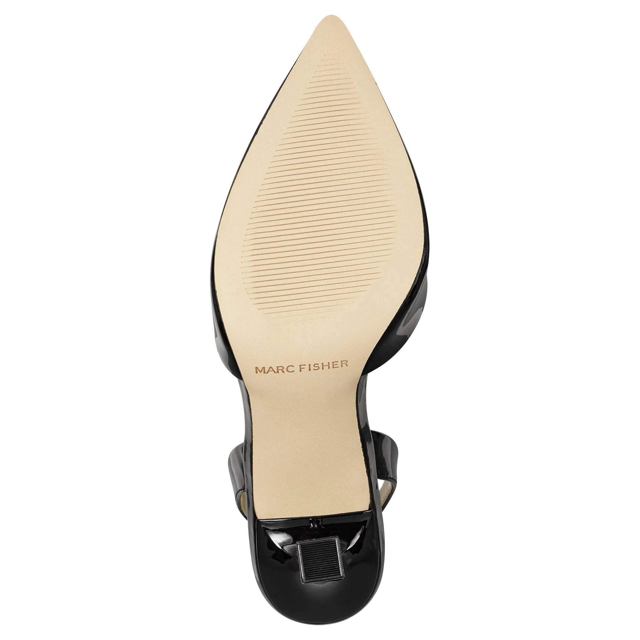 Store Marc Fisher Hadya Slingback Pump Black Patent