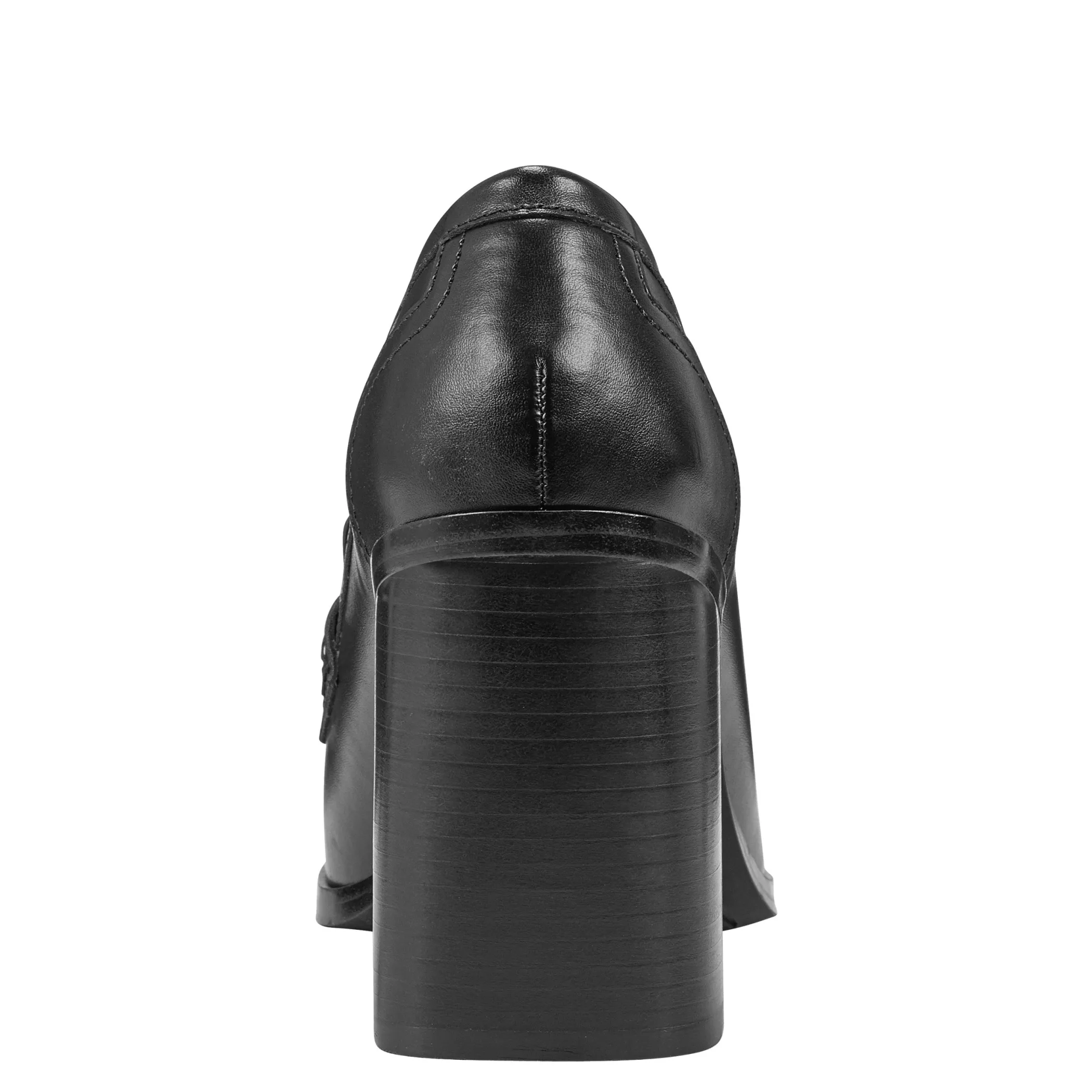 Store Marc Fisher Hamish Block Heel Loafer Black
