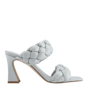 Best Sale Marc Fisher Hammy Heeled Sandal Grey Leather
