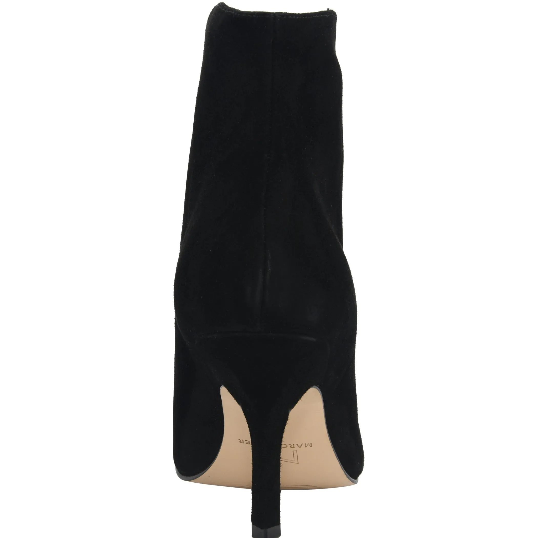 Online Marc Fisher Haylian Pointy Toe Bootie Black Suede