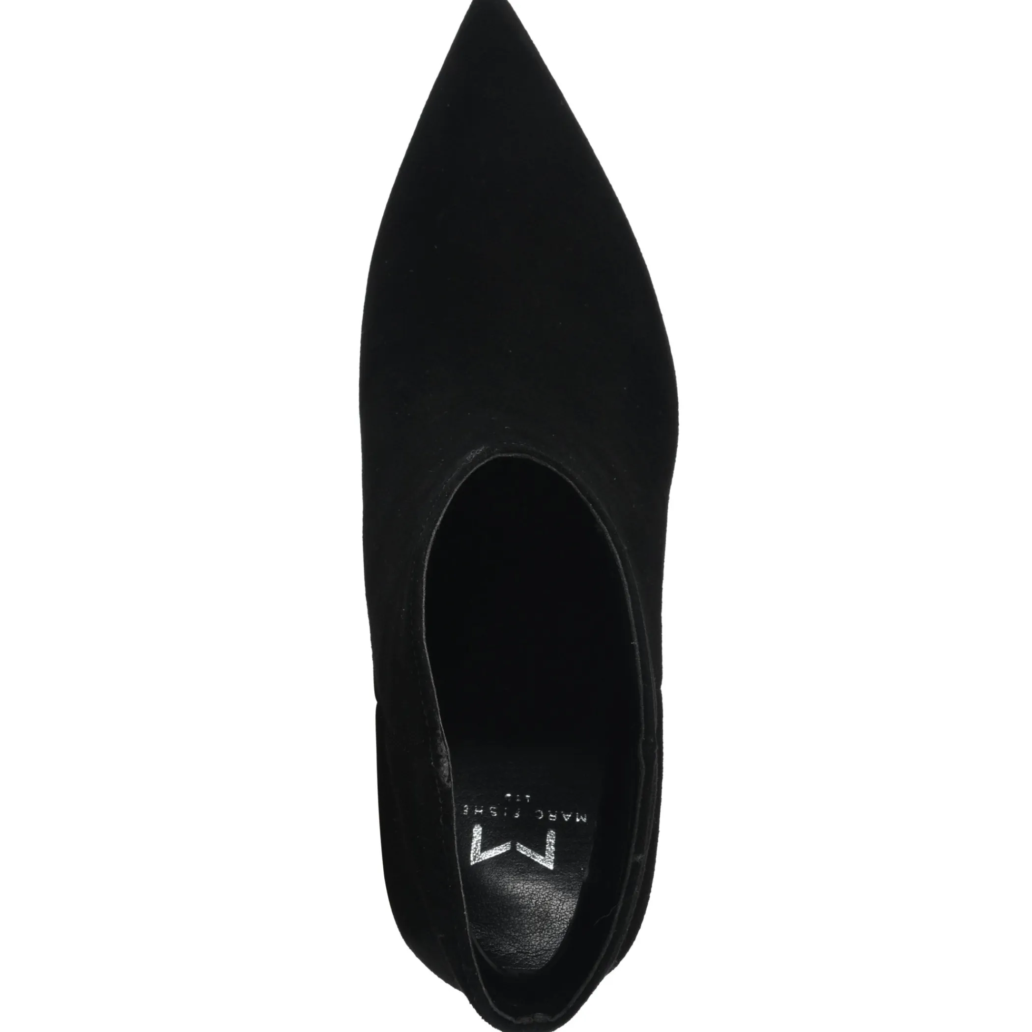 Online Marc Fisher Haylian Pointy Toe Bootie Black Suede