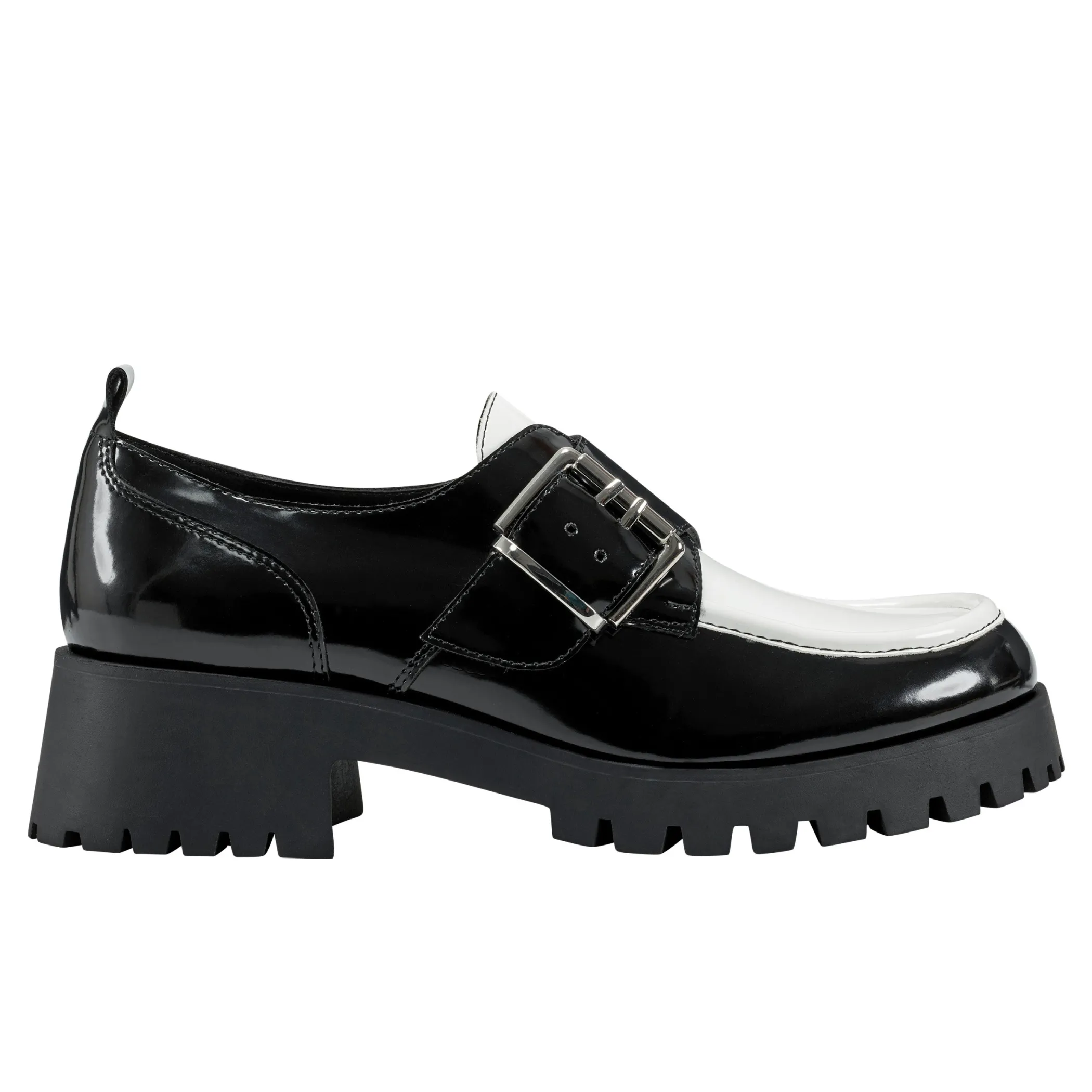 Outlet Marc Fisher Hazelton Slip-on Lug Sole Casual Loafers Black