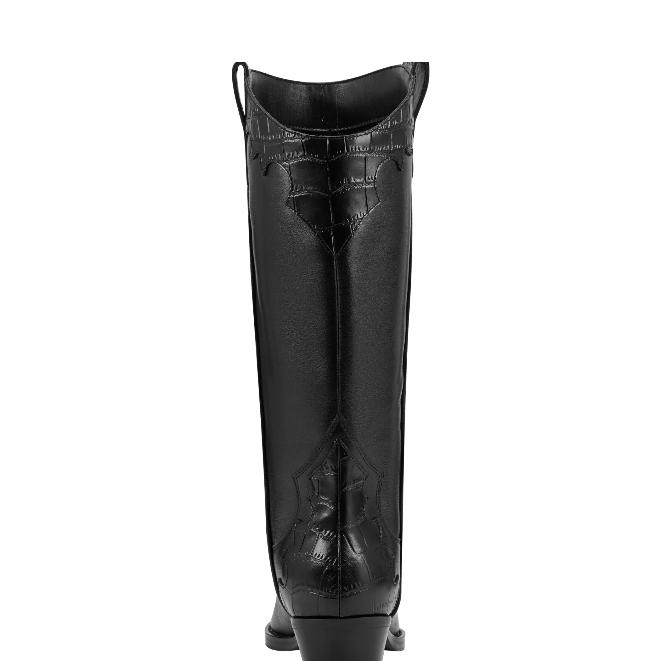 Discount Marc Fisher Hilaria Western Boot Black Leather