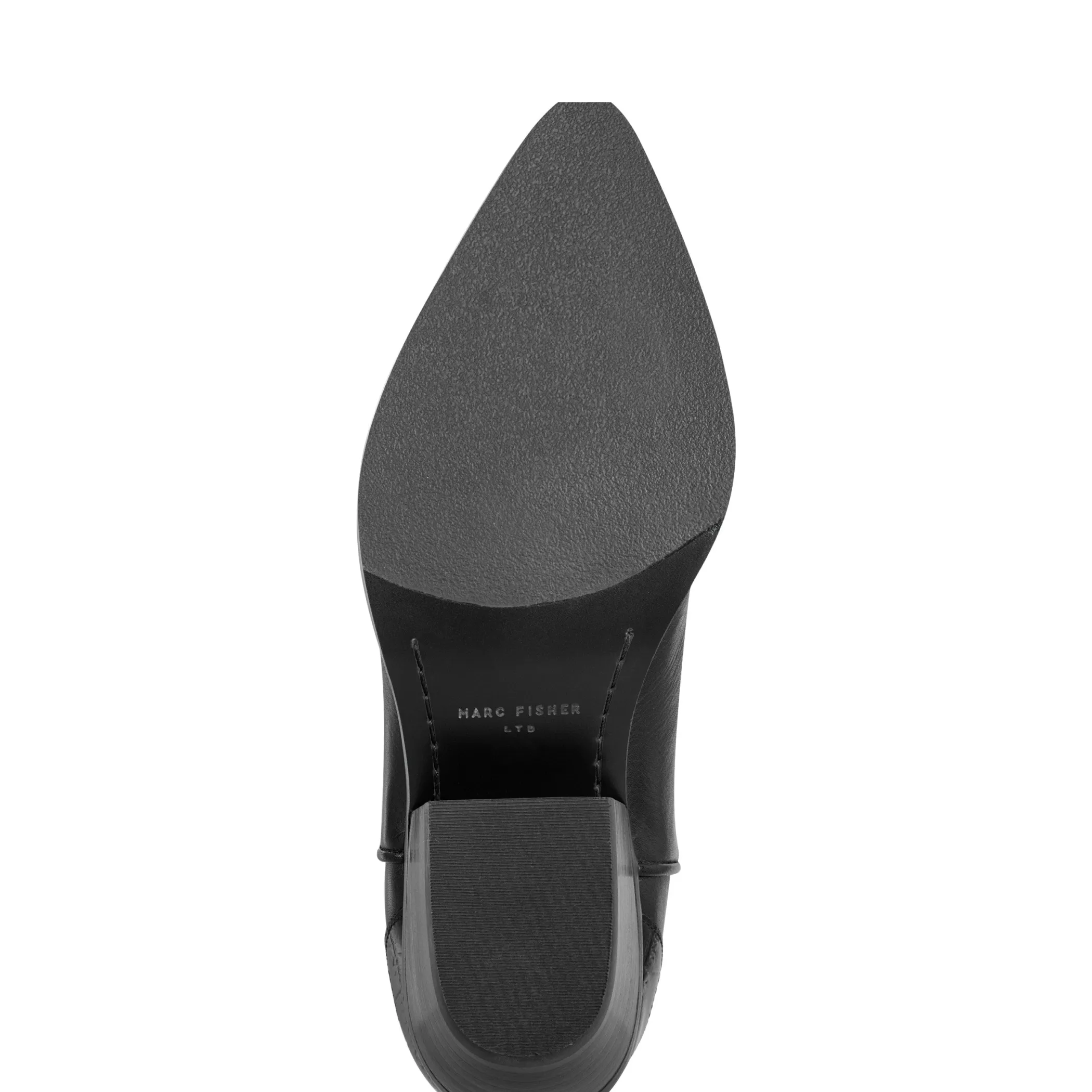 Discount Marc Fisher Hilaria Western Boot Black Leather