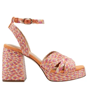 Store Marc Fisher Janie Platform Sandal Pink Multi