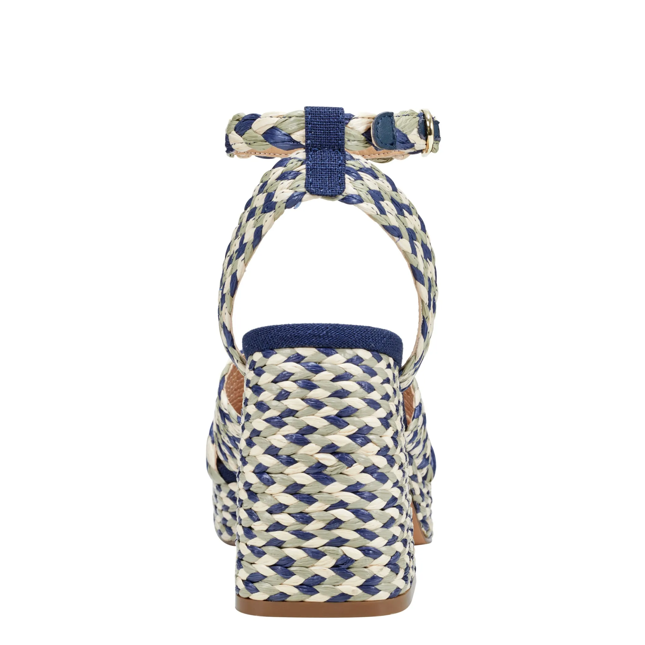 Best Sale Marc Fisher Janie Platform Sandal Blue Multi