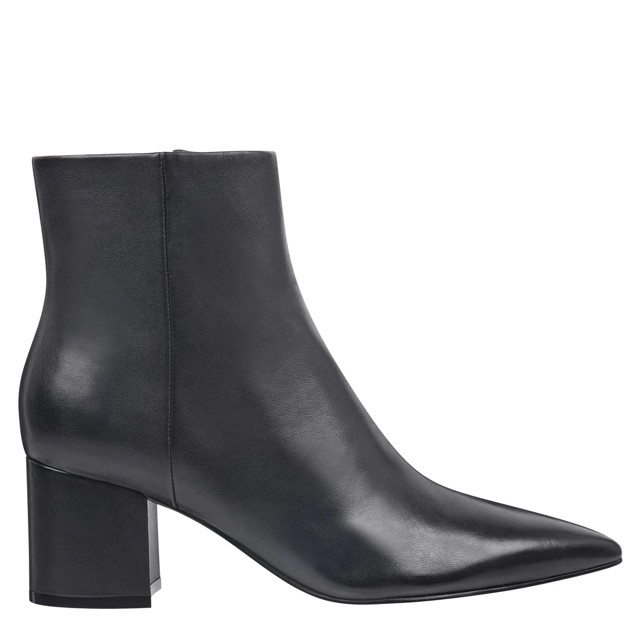 Cheap Marc Fisher Jarli Pointy Ankle Bootie Black Leather