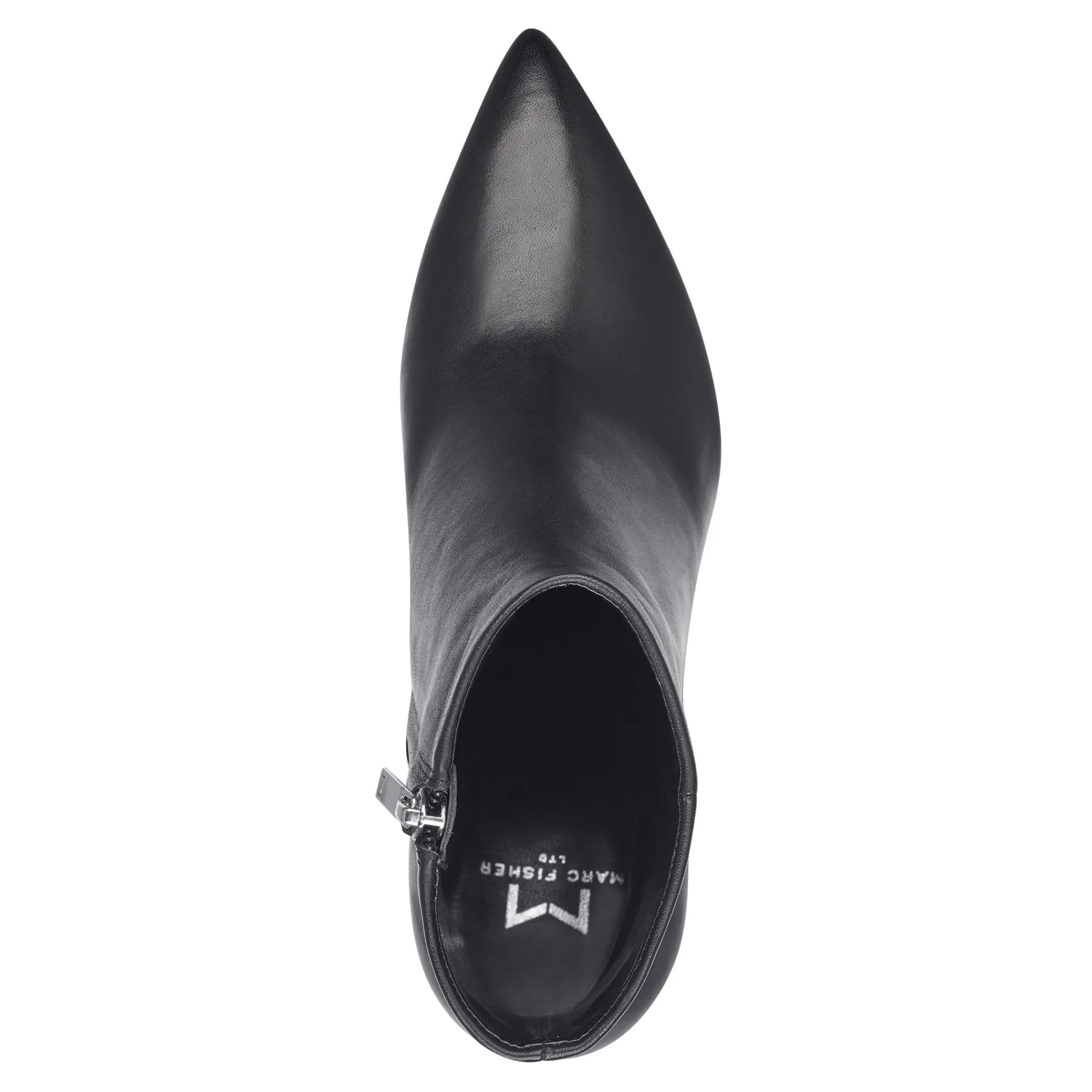Cheap Marc Fisher Jarli Pointy Ankle Bootie Black Leather